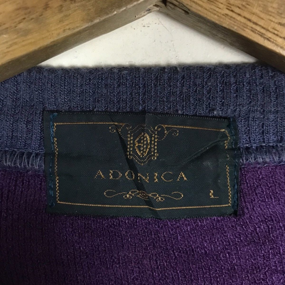 Vintage Vintage Adonica With Honesty Spell Out Pullover Jumper Size US L / EU 52-54 / 3 - 5 Thumbnail