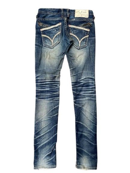 Japanese Brand VINTAGE JAPANESE BRAND DISTRESSED STYLE MUD WASH FADED Size 31" - 3 Thumbnail