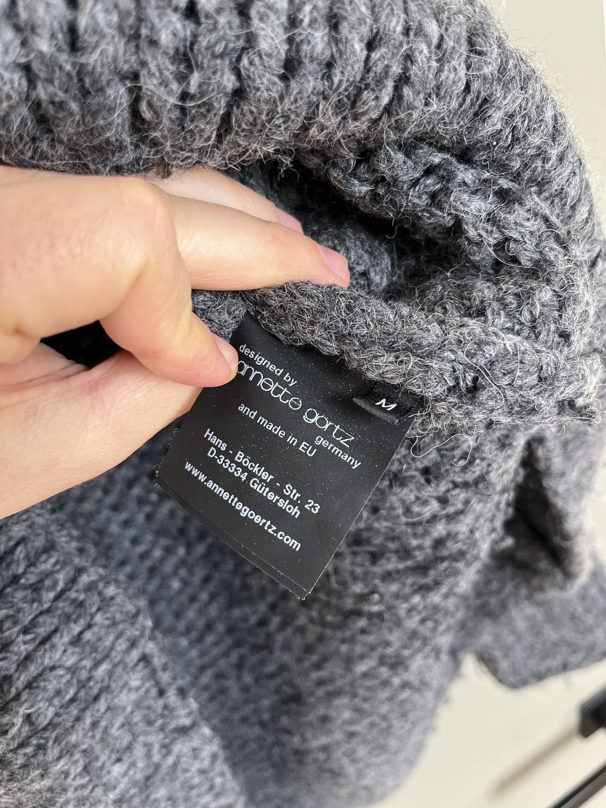 Annette Gortz Annette Gortz Heavy Knit High Turtleneck Wool Sweater Size M / US 6-8 / IT 42-44 - 14 Thumbnail