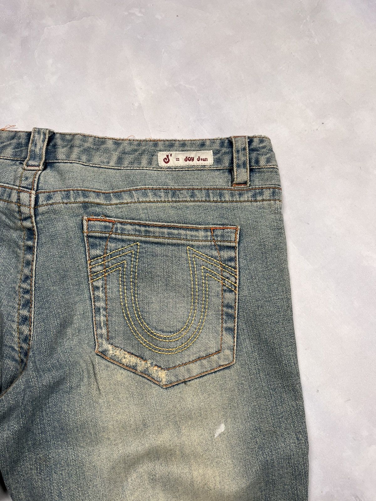 Japanese Brand JoyJean Flared Denim Pants Embroidery Size US 32 / EU 48 - 12 Thumbnail