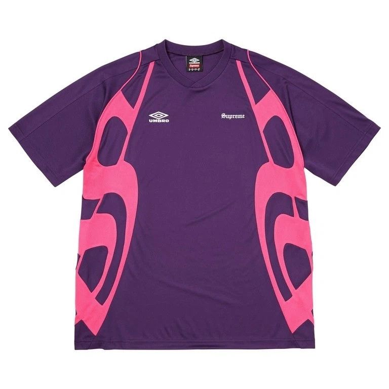Supreme × Umbro Supreme SS26 Umbro Old English Soccer Jeresy Purple Small Size US S / EU 44-46 / 1 - 4 Thumbnail