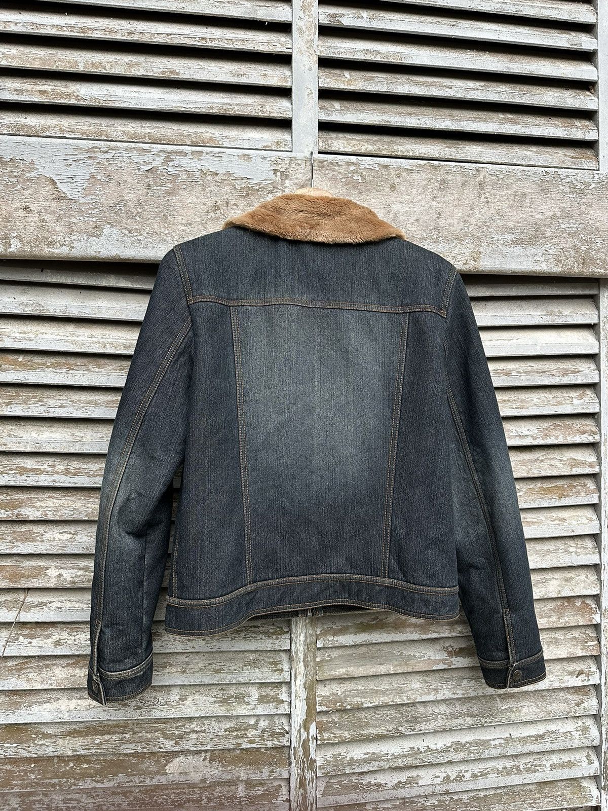 Edwin 👹Vintage Edwin Fleece Lined Trucker Jacket Size US S / EU 44-46 / 1 - 10 Thumbnail