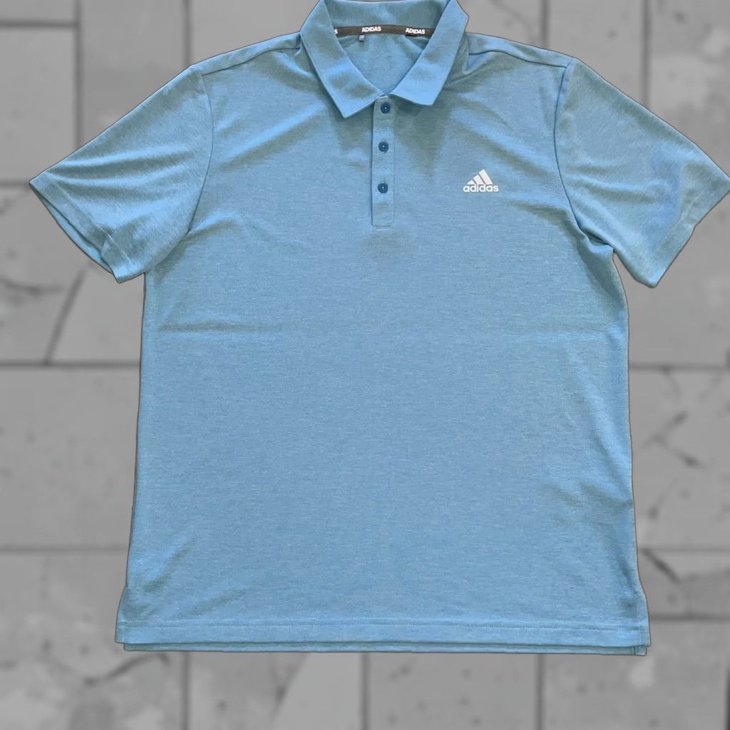Adidas Adidas Golf Polo Blue Half Button Up Mens XL Polo Shirt Size US XL / EU 56 / 4 - 1 Thumbnail