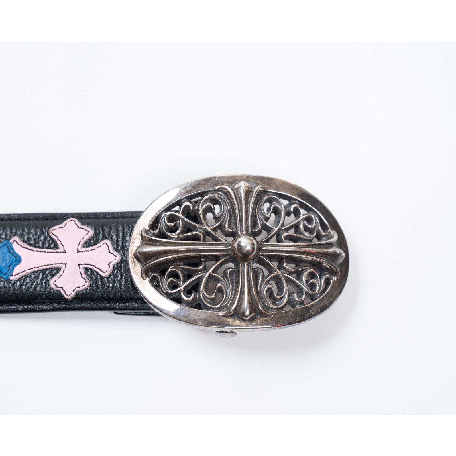 Chrome Hearts Silver Oval Belt Buckle Size ONE SIZE - 4 Thumbnail