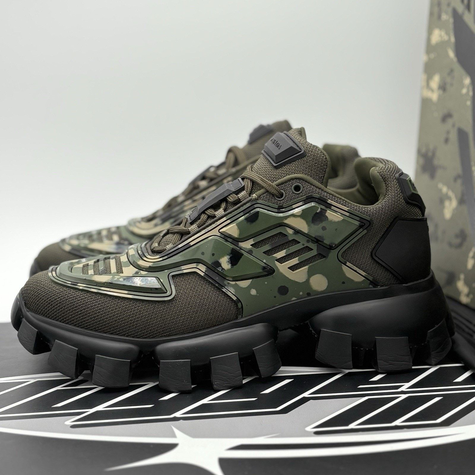 Prada Prada Cloudbust Thunder ' Camo ' | GREAT CONDITION! Size US 8 / EU 41 - 1 Thumbnail