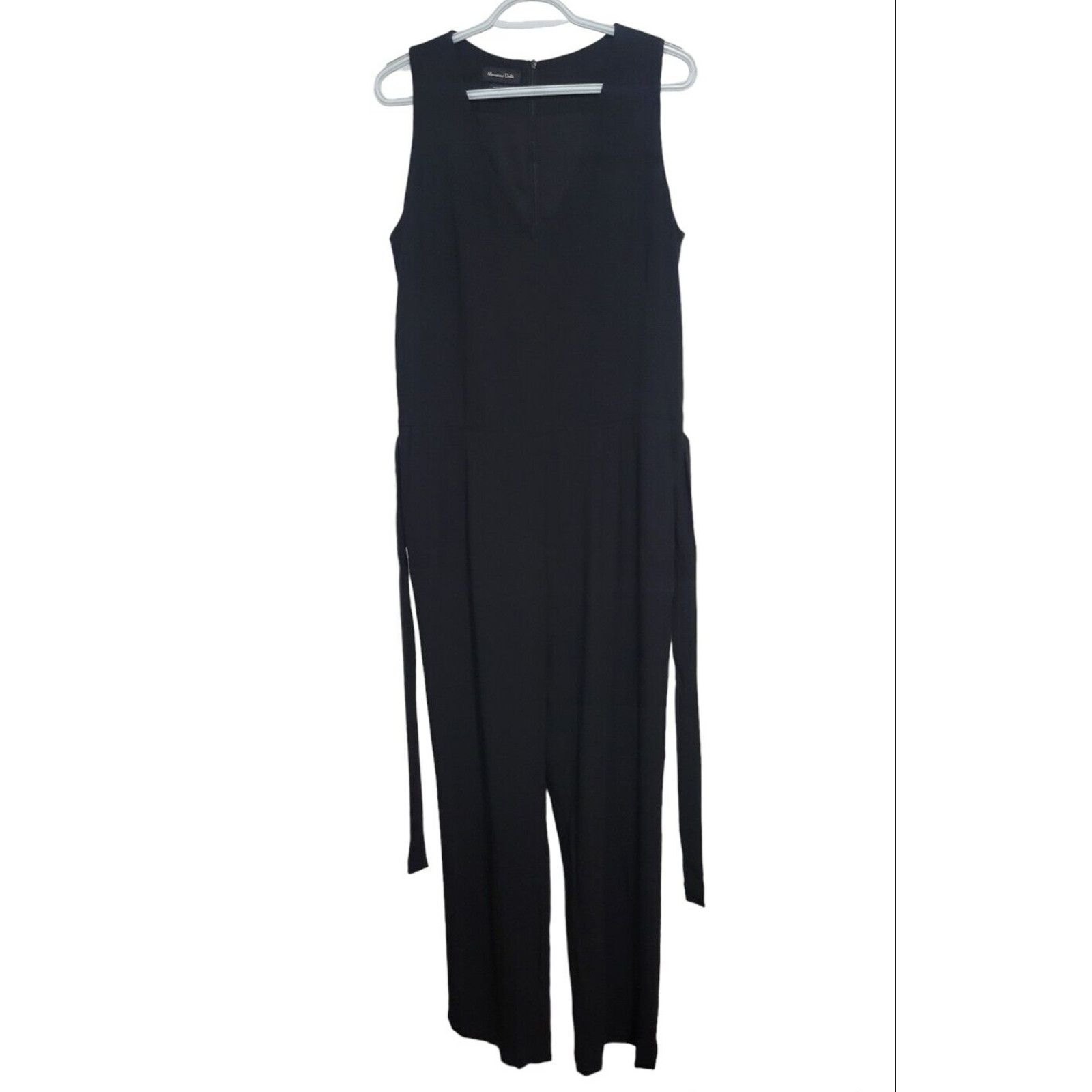 Massimo Dutti Massimo Dutti Women Jumpsuits Sleeveless Black Size US 10 Size 32" / US 10 / IT 46 - 6 Thumbnail