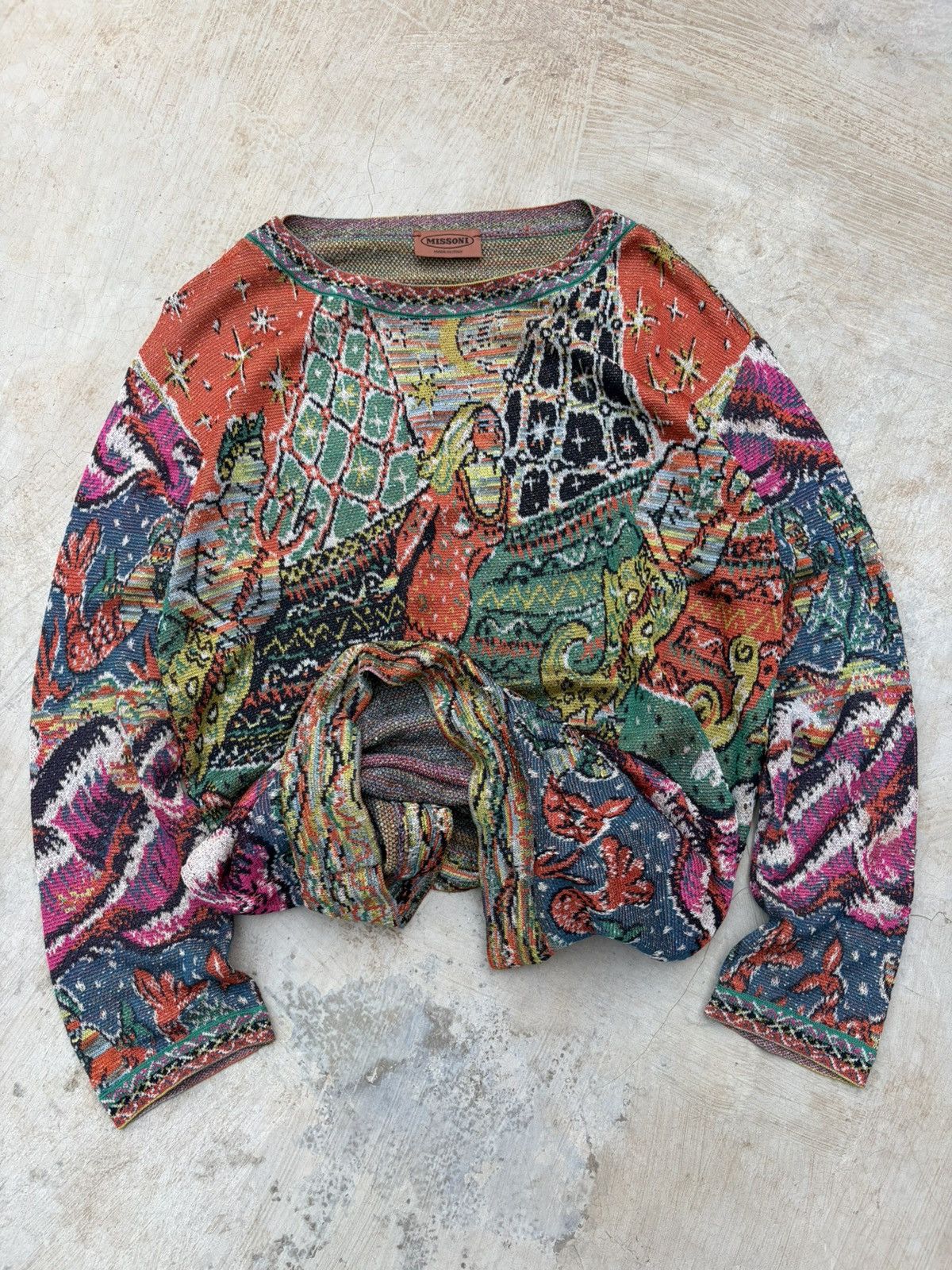 Missoni Vintage 90s Missoni Old Knitwear Size US S / EU 44-46 / 1 - 10 Thumbnail