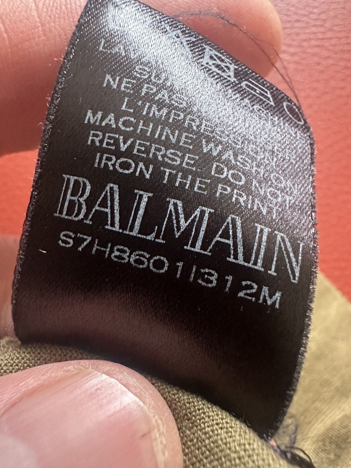 Balmain Balmain T-shirt / XL Size US XL / EU 56 / 4 - 6 Thumbnail