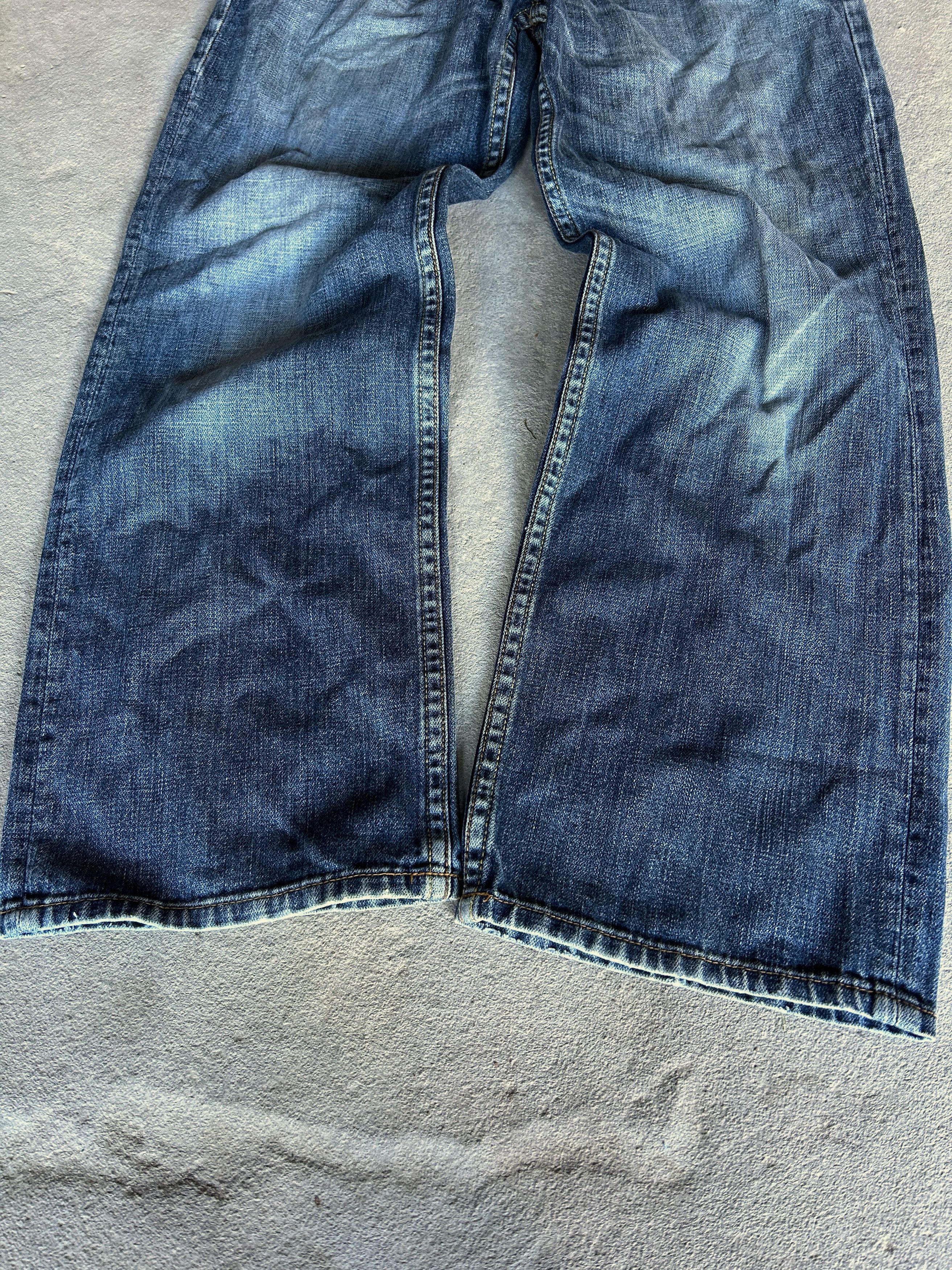 Vintage Vintage Blue Wash Baggy Denim Jeans Wide Leg Y2K Skate Style Size US 32 / EU 48 - 5 Thumbnail