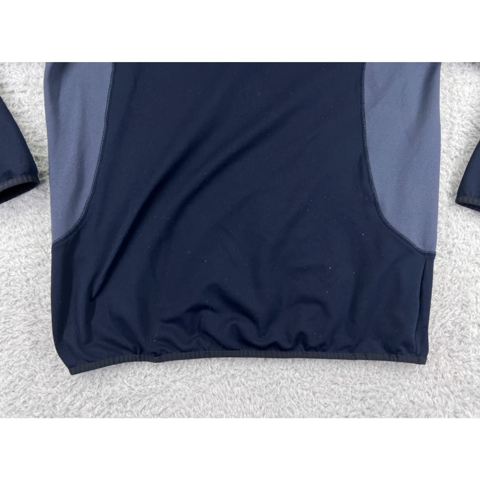 Champion Champion Mens Blue 1/4 Zip Sweater Long Sleeve Jersey Polyester Pullover Regular Size L Shirts? Size US L / EU 52-54 / 3 - 7 Thumbnail