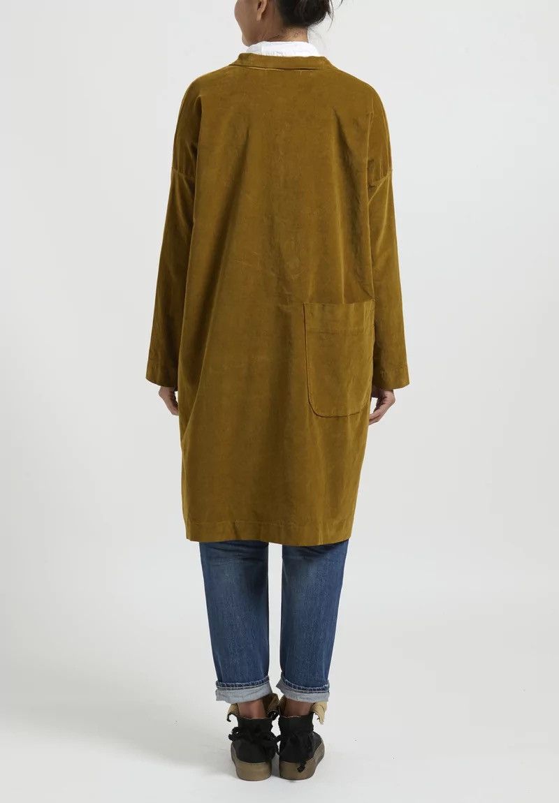 Album di Famiglia Album Di Famiglia Velvet Tunic Tailored Jacket Blazer Dress Size S / US 4 / IT 40 - 3 Thumbnail