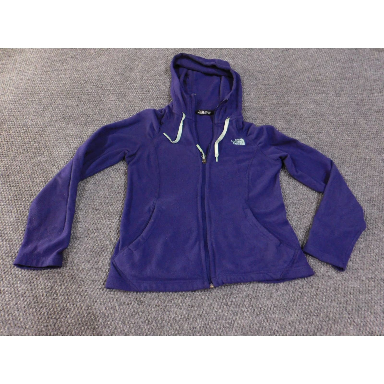 The North Face The North Face Jacket Womens Small Purple Fleece Hooded Full Zip Lightweight Outdoor Casual Size S / US 4 / IT 40 - 2 Thumbnail