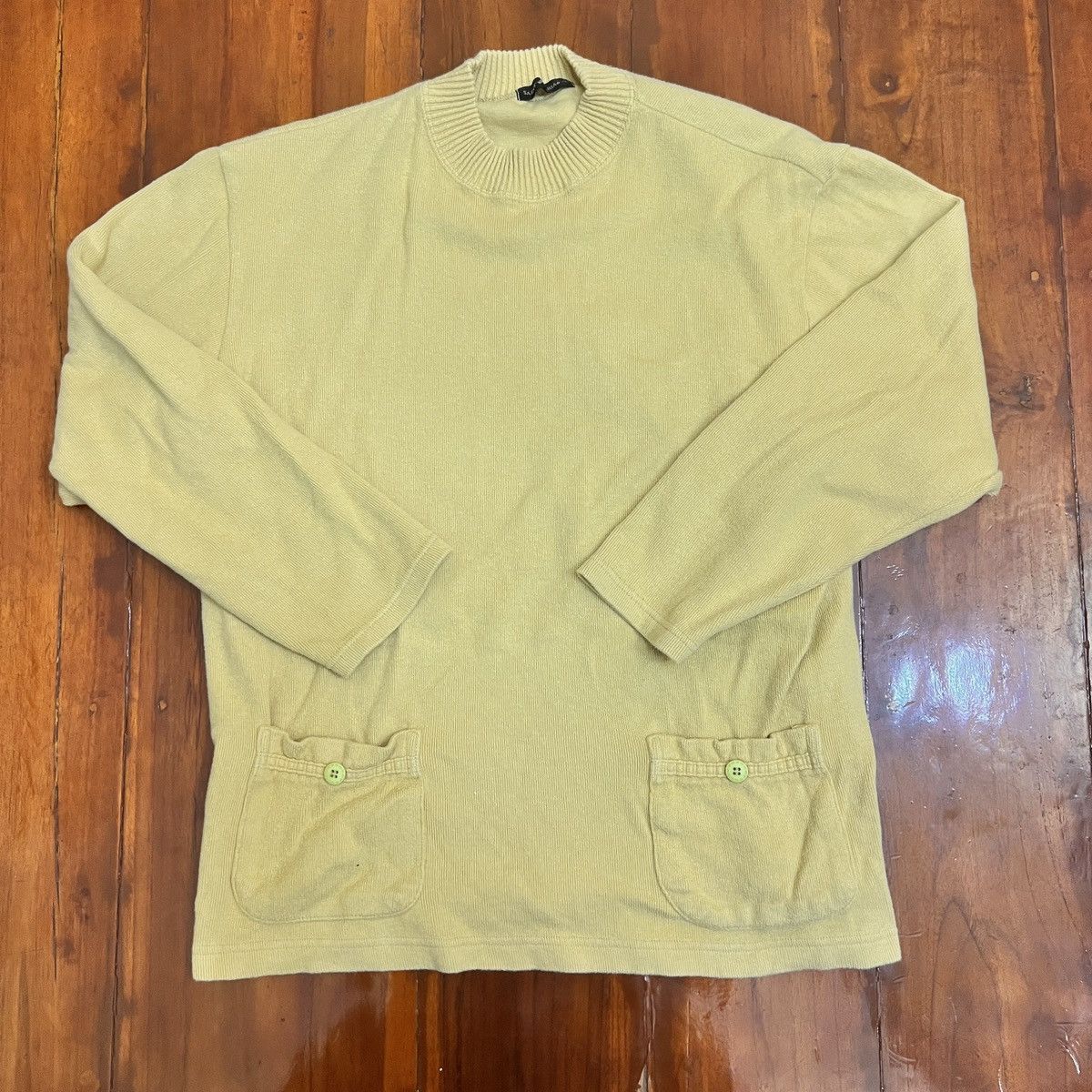 Japanese Brand SAINT MARIA POCKET SWEATER JAPANESE BRAND Size L / US 10 / IT 46 - 1 Thumbnail