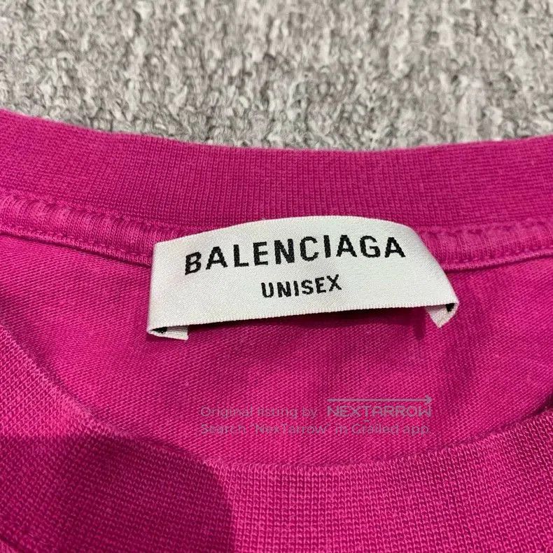 Balenciaga Balenciaga Pink Distressed Ink Short Sleeve. Size US M / EU 48-50 / 2 - 3 Thumbnail