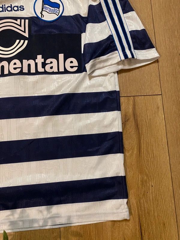 Adidas Hertha BSC 1997-98 Home Shirt XL Adidas Vintage Size US XL / EU 56 / 4 - 2 Thumbnail