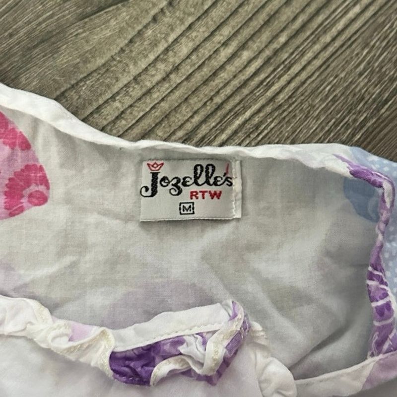 Other jozelle’s purple white pink floral button up tank dress Size M / US 6-8 / IT 42-44 - 3 Thumbnail