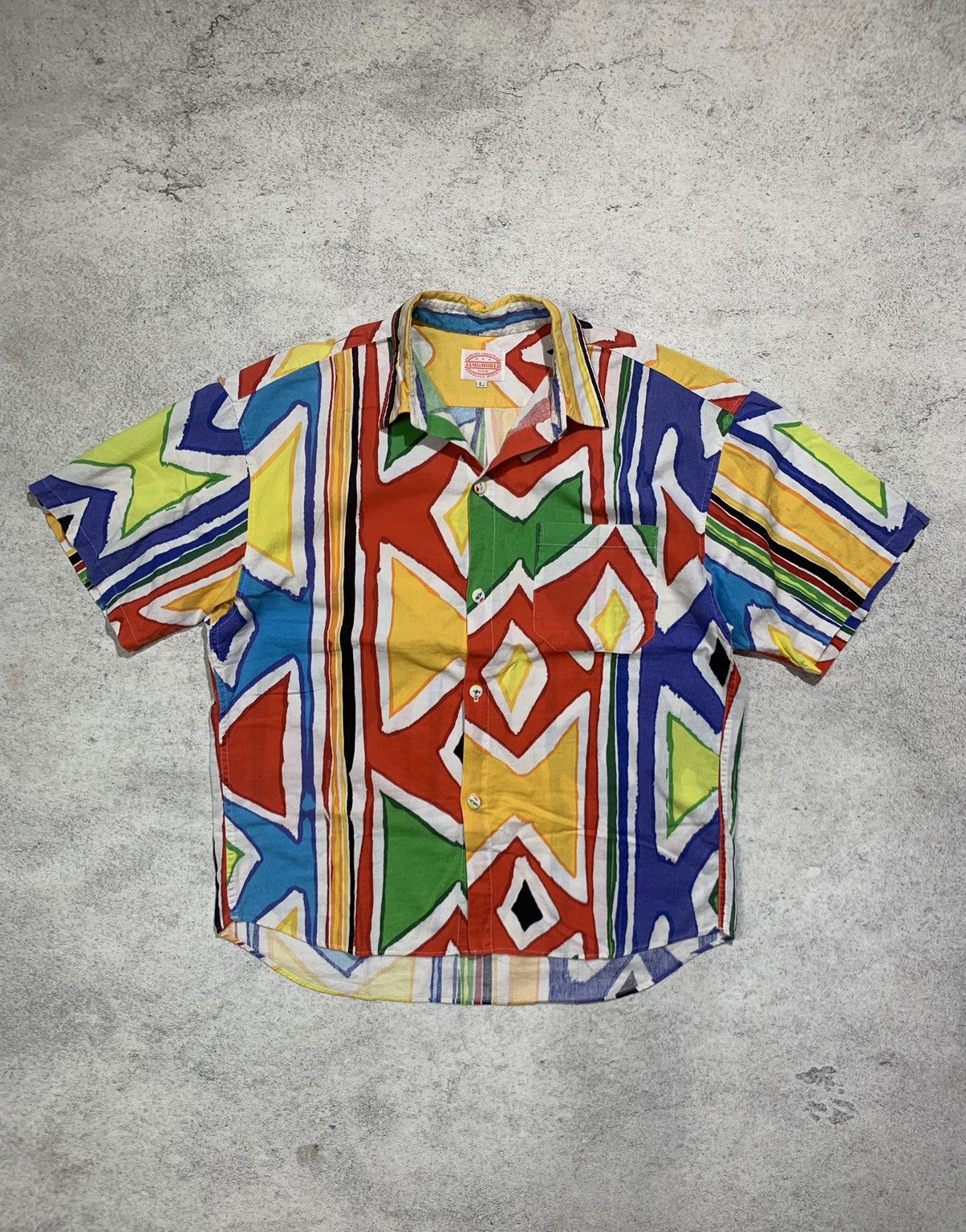 Jams World × Vintage James world vintage rayon Buttom up shirt Abstract Size US L / EU 52-54 / 3 - 1 Thumbnail