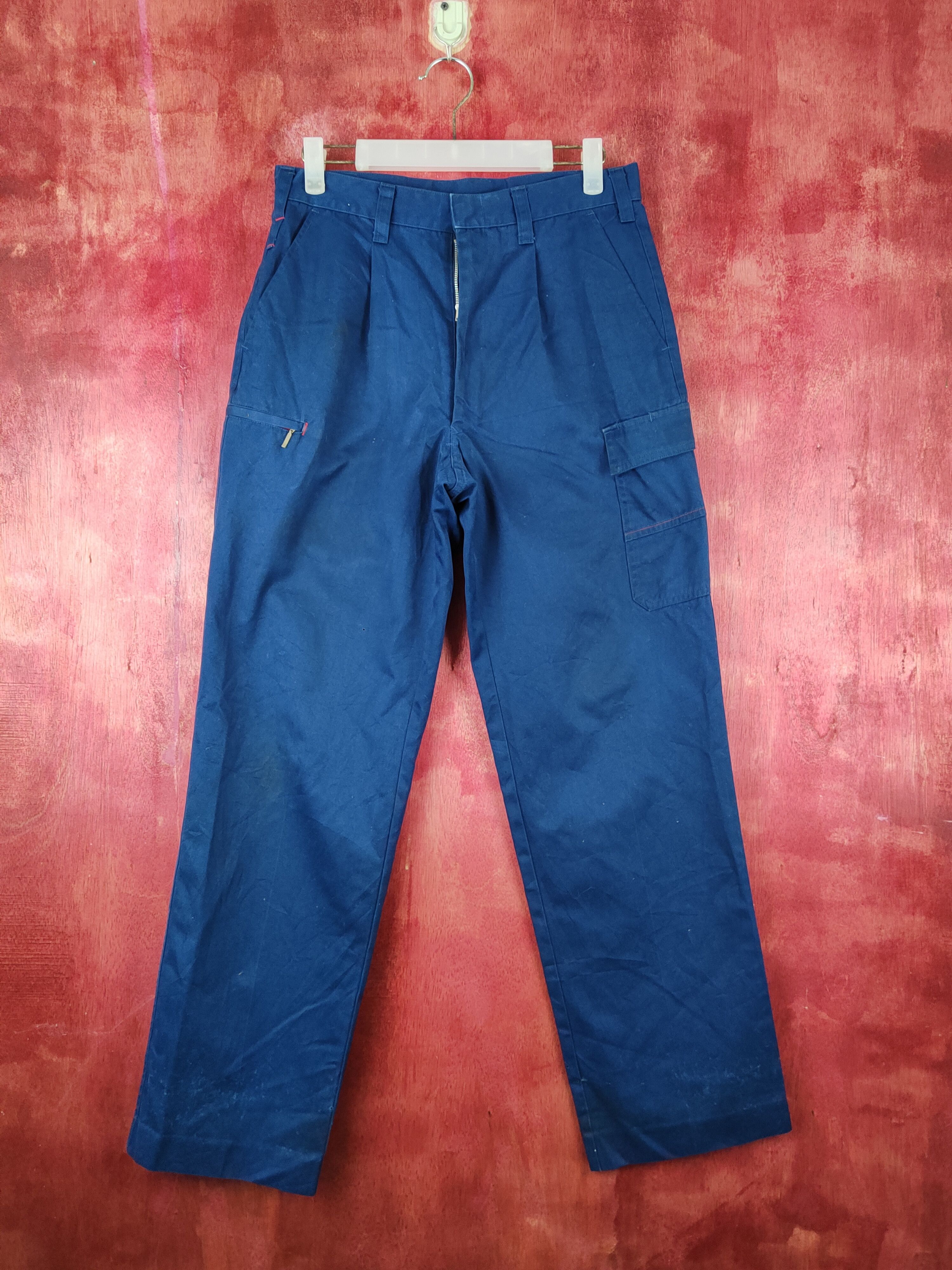 Japanese Brand Kansai Blue Multipocket Tactical Cargo Pants #S1816 Size US 30 / EU 46 - 1 Thumbnail