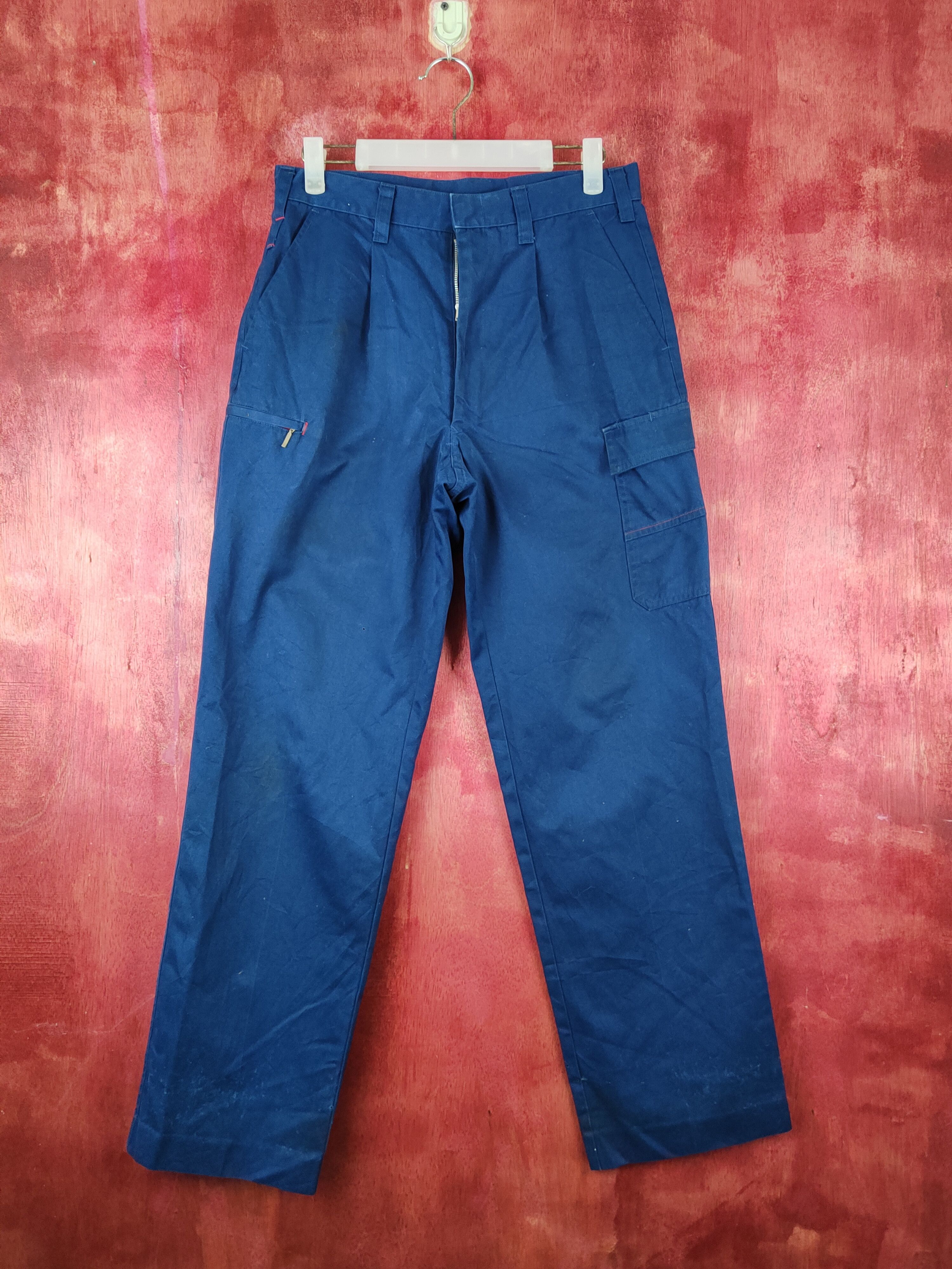 image of Vintage x Workers Kansai Blue Multipocket Tactical Cargo Pants S1816, Men's (Size 30)