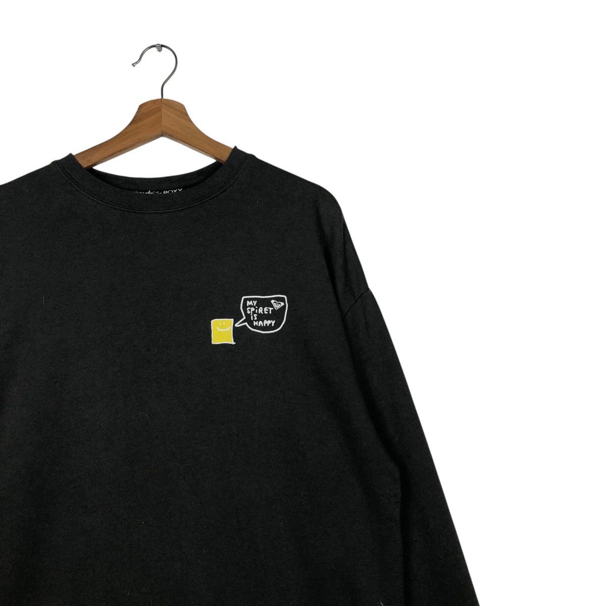 Japanese Brand × Vintage 📌Vintage Sweatshirt Roxy X Mark Gonzales Big Logo Design Size US M / EU 48-50 / 2 - 7 Thumbnail