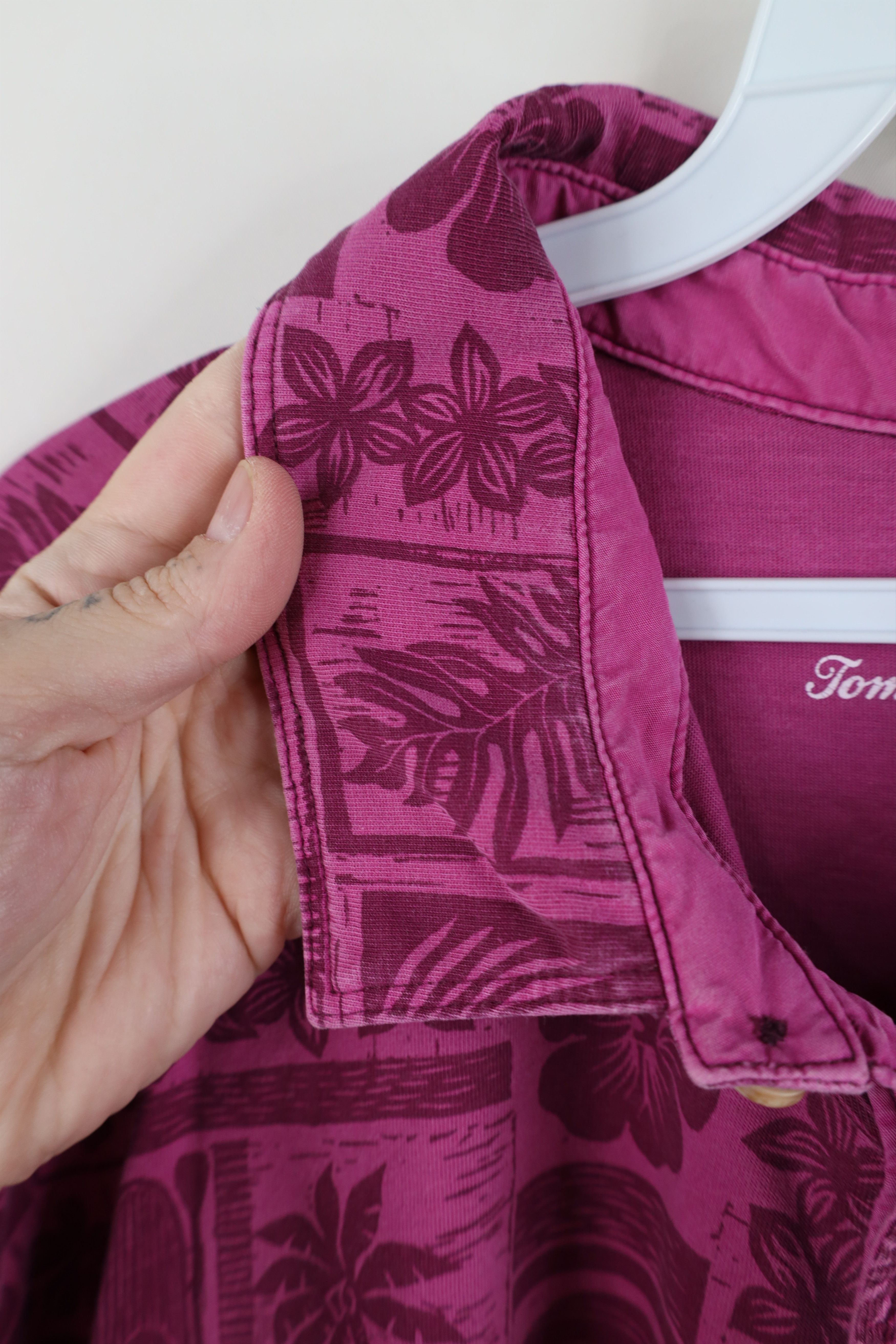 Tommy Bahama Tommy Bahama Flower Surfboard All Over Print Golf Polo Shirt Size US XL / EU 56 / 4 - 8 Thumbnail