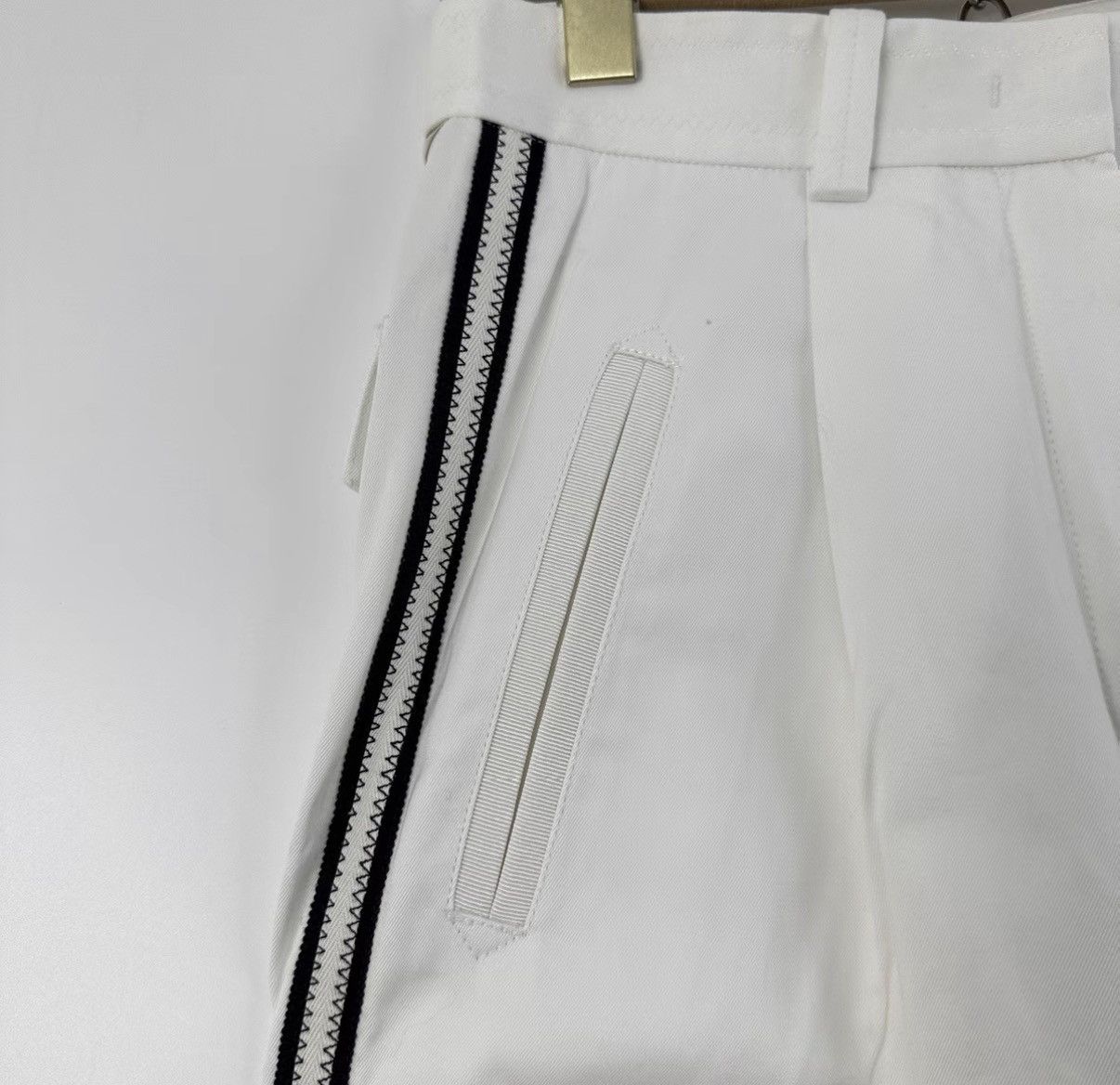 Moncler Moncler White Side Stripe Pants K12 Size 27" / US 4 / IT 40 - 5 Thumbnail