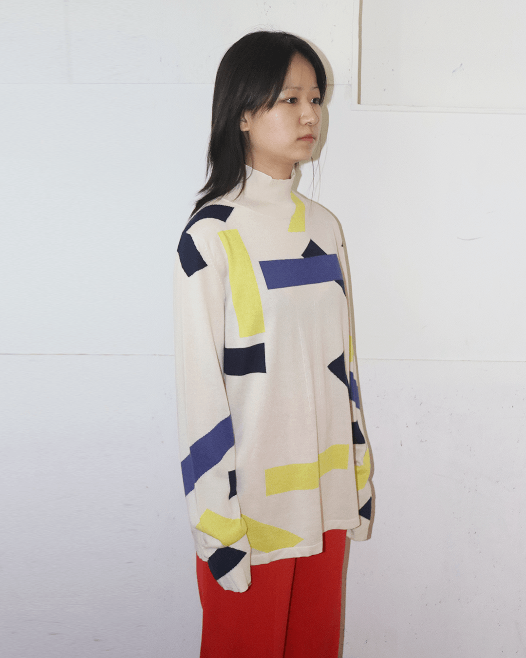 Vintage Adrian Cashmere Silk Blend Striped Top Size ONE SIZE - 3 Thumbnail