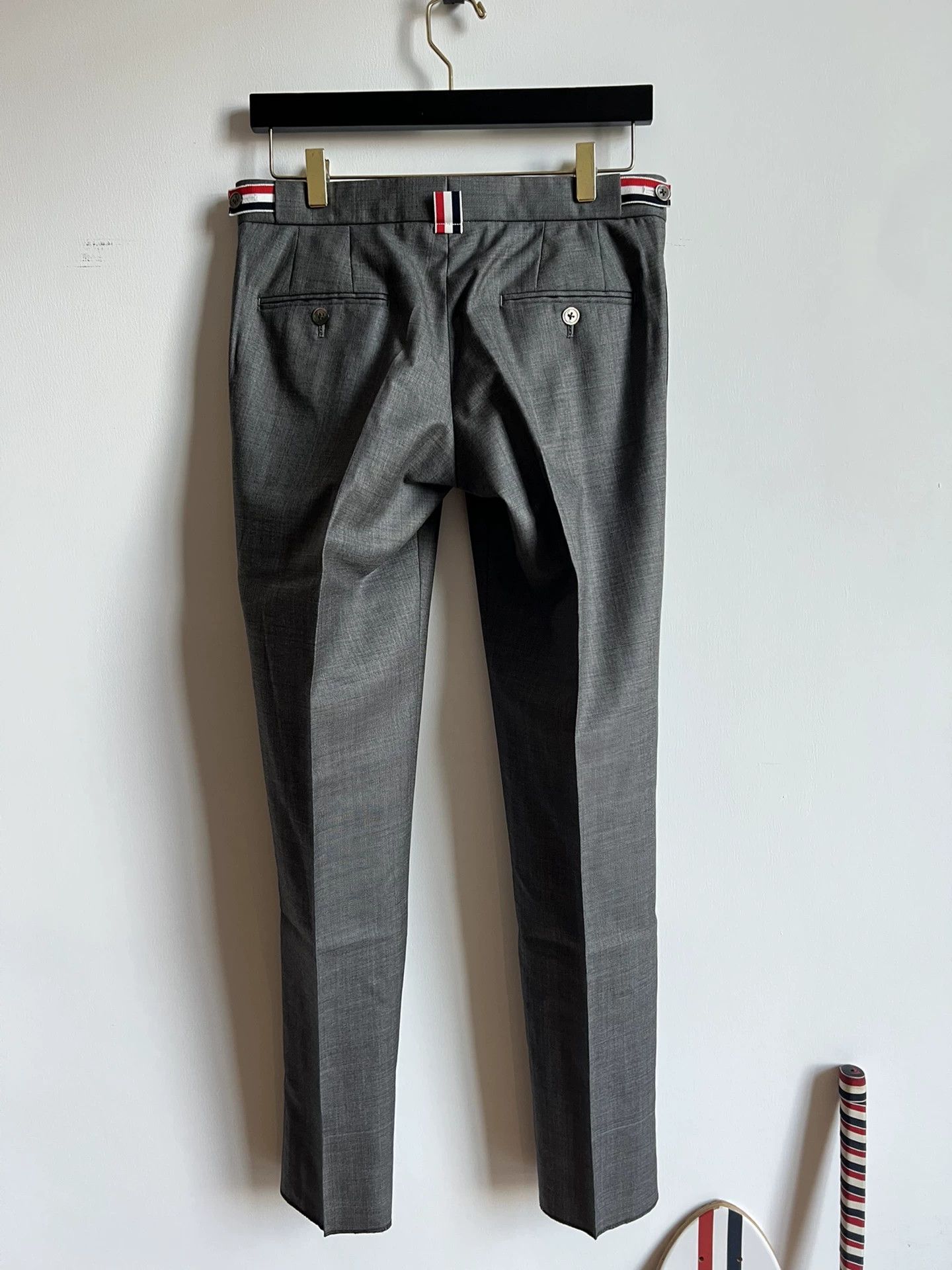 Thom Browne Thom Browne Classic Mid Gray Slim Fit 100% Wool Suit Size US S / EU 44-46 / 1 - 5 Thumbnail