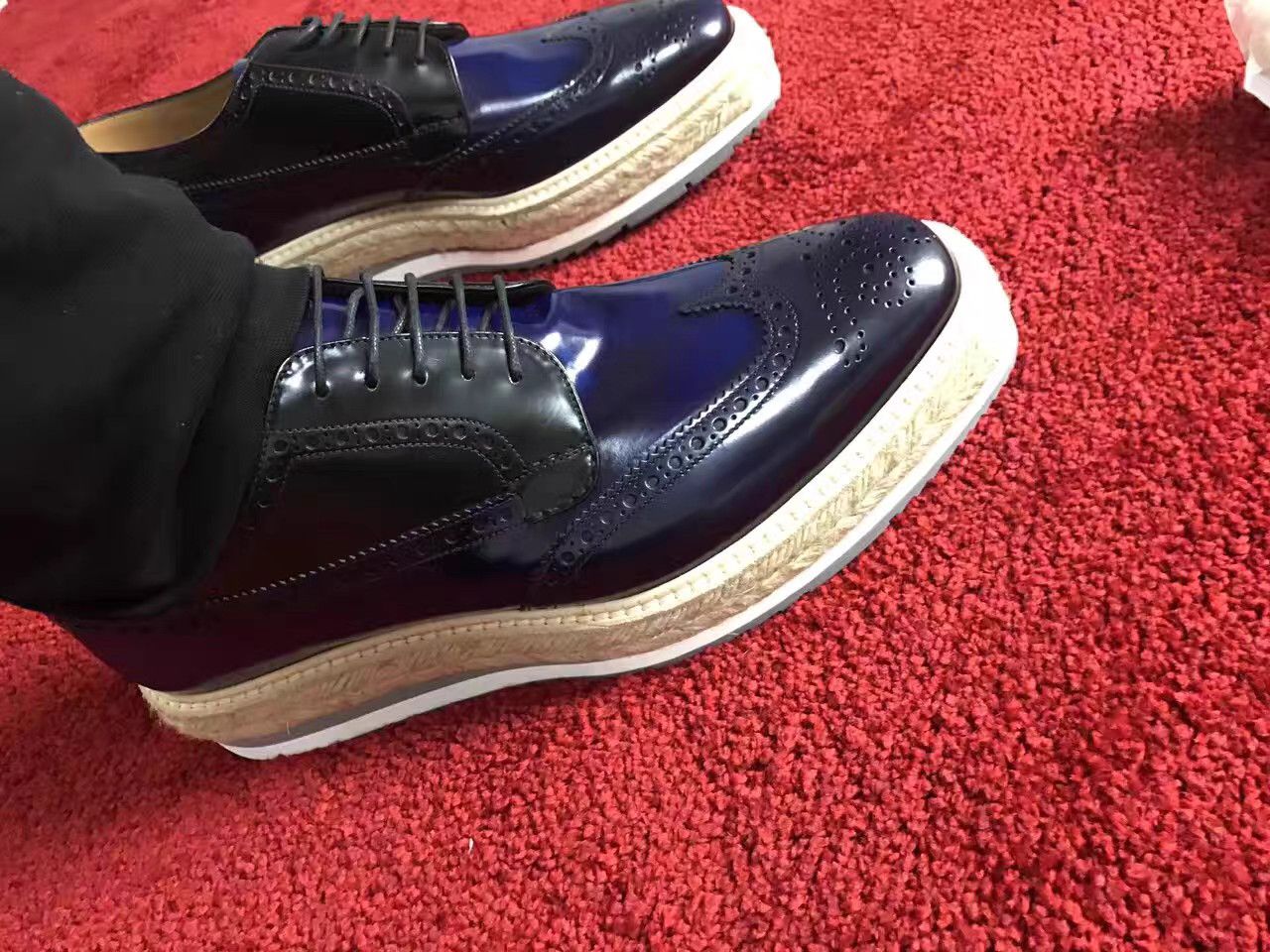 Prada PRADA Classic Vintage Men's Shoes K17 Size US 10 / EU 43 - 4 Thumbnail