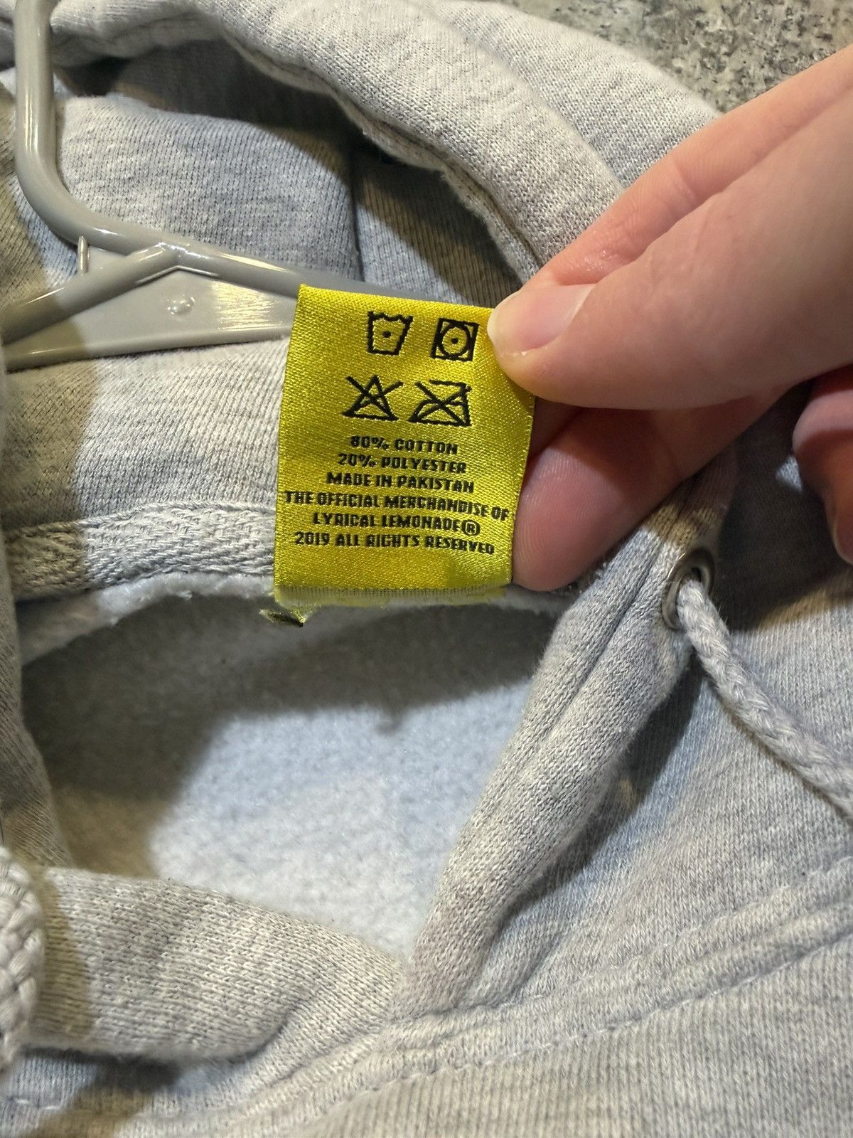Lyrical Lemonade Lyrical lemonade grey patch hoodie Size US M / EU 48-50 / 2 - 4 Thumbnail