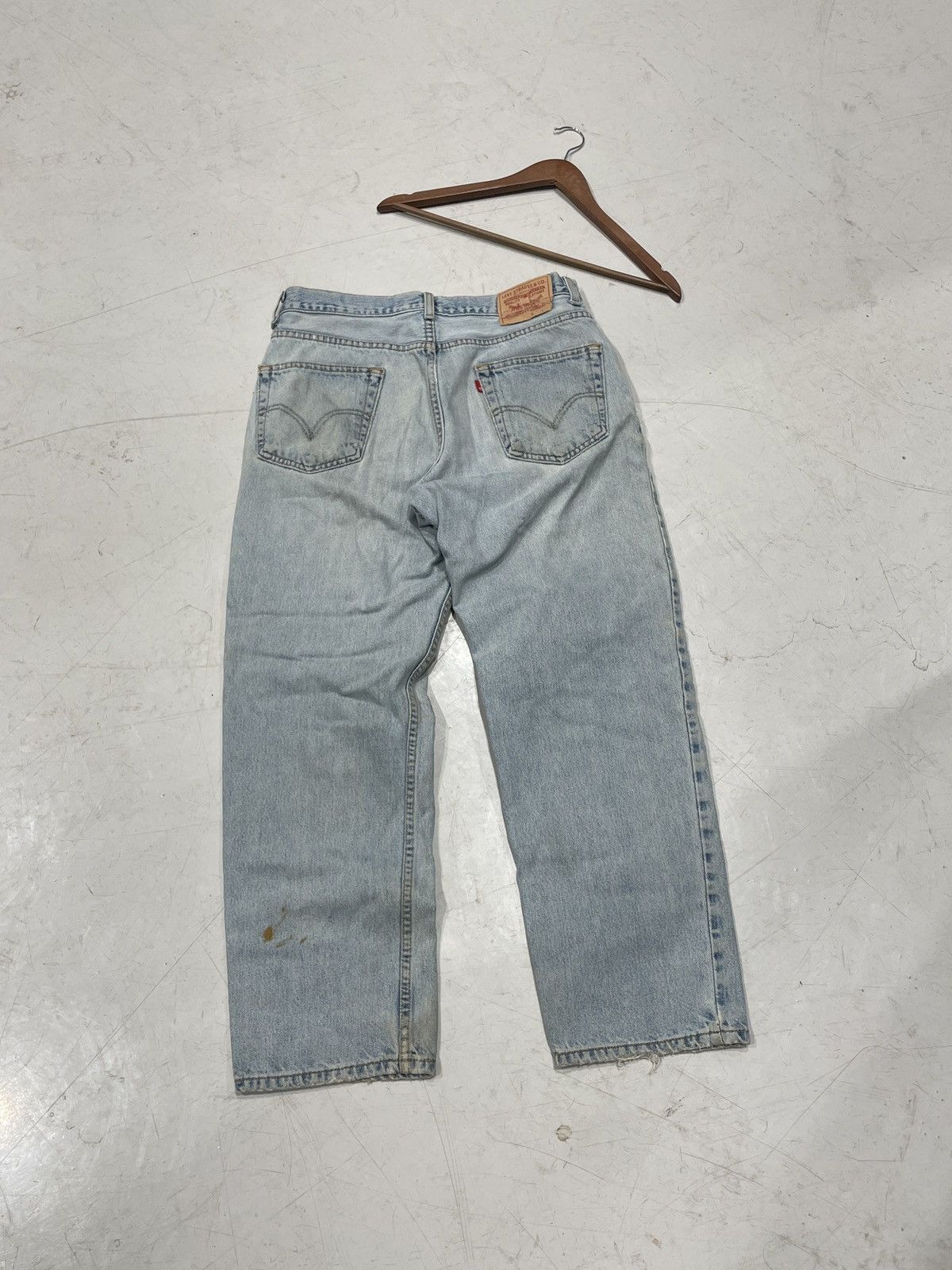 Levi's Vintage Levi’s 550s Blue Denim Size US 34 / EU 50 - 3 Thumbnail