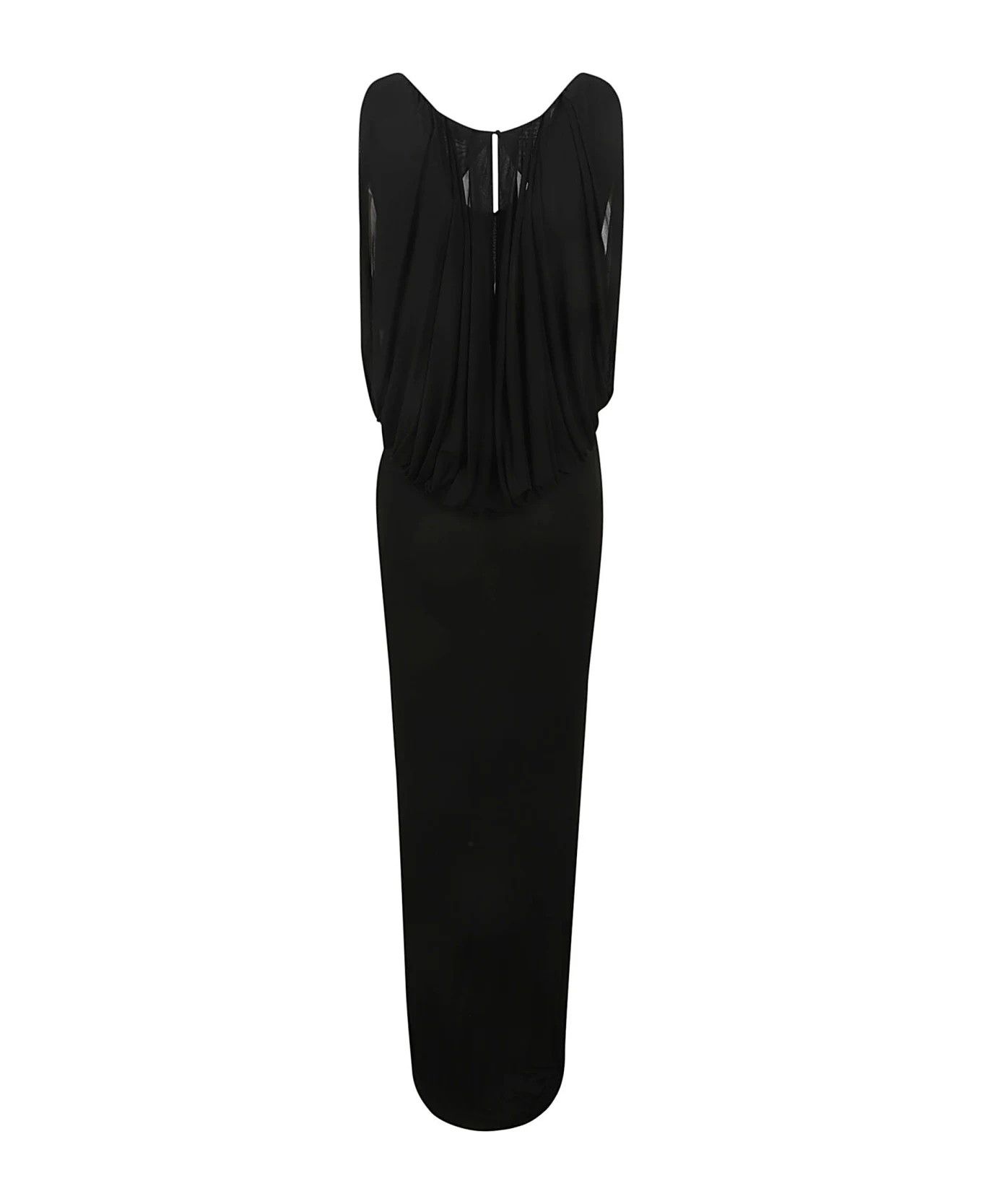 Saint Laurent Paris o1y0126 Maxi Dress in Black Size M / US 6-8 / IT 42-44 - 2 Thumbnail