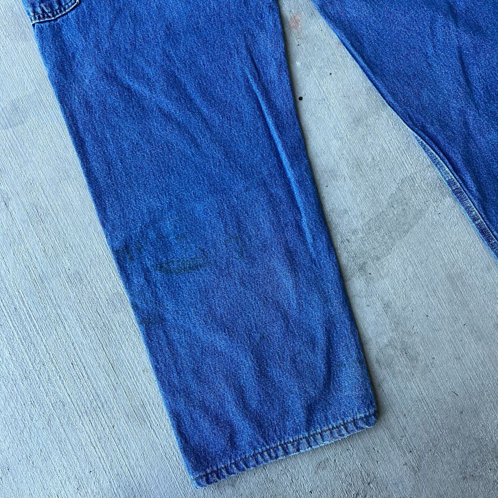 Carhartt × Vintage Carhartt denim blue jean double knee work carpenter pants Size US 33 - 9 Thumbnail