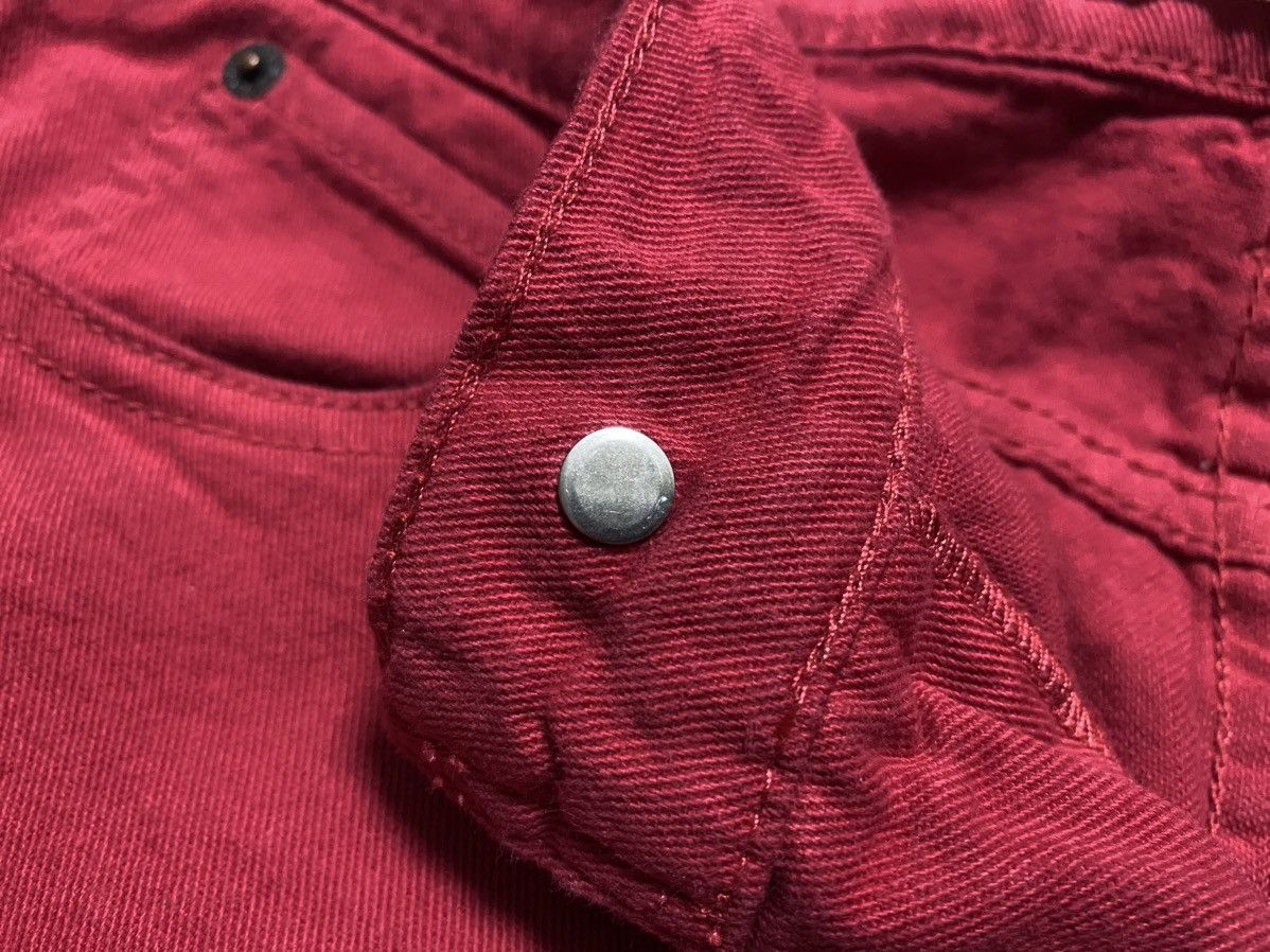 Levi's Women’s Junior Levi’s 511 Slim Vintage Red Jeans Denim Size 28" / US 6 / IT 42 - 20 Thumbnail