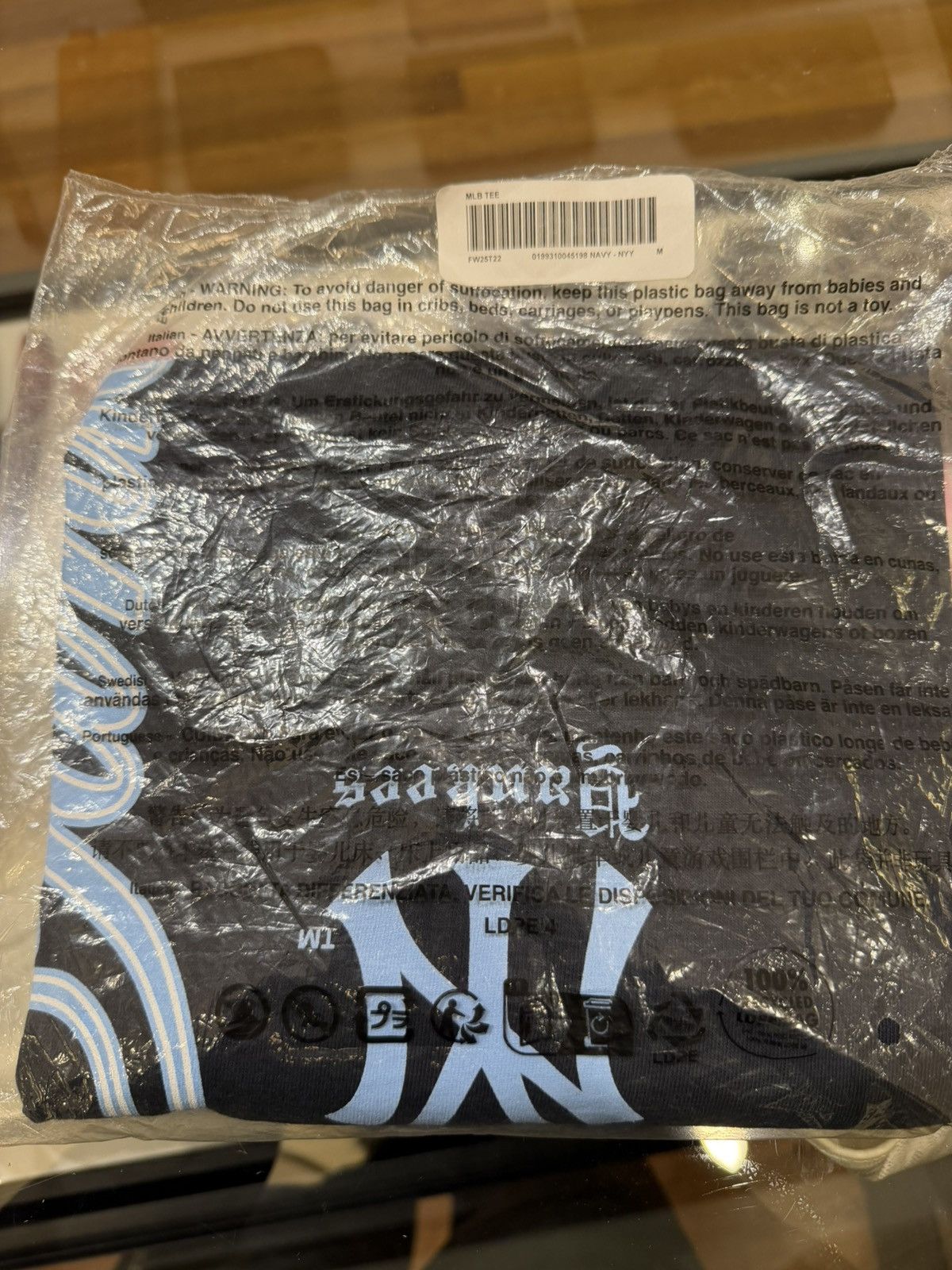 MLB × Supreme Supreme MLB Teams NY Tee - Navy Size US M / EU 48-50 / 2 - 4 Thumbnail