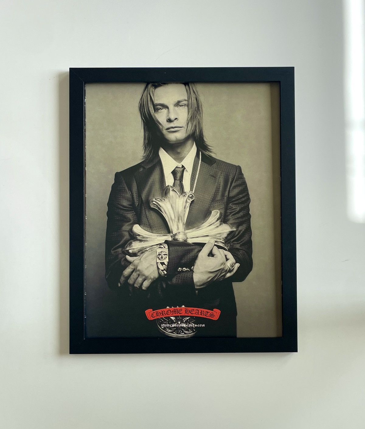 Chrome Hearts × Vintage Chrome Hearts vintage photo Poster framed 9x11 Size ONE SIZE - 1 Thumbnail