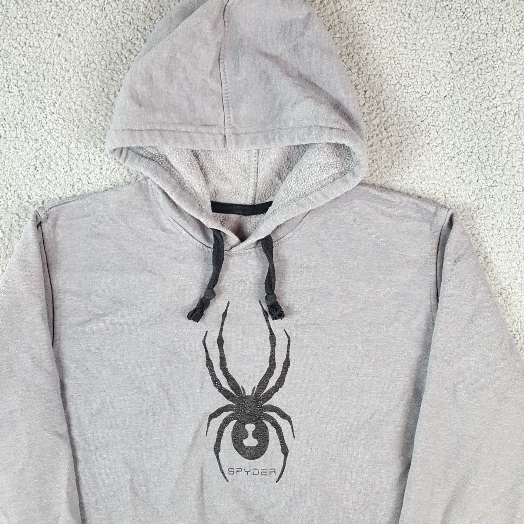 Spyder VINTAGE Spyder Hoodie Men's Size M Gray Pullover Sweatshirt Logo Outerwear Size US M / EU 48-50 / 2 - 2 Thumbnail