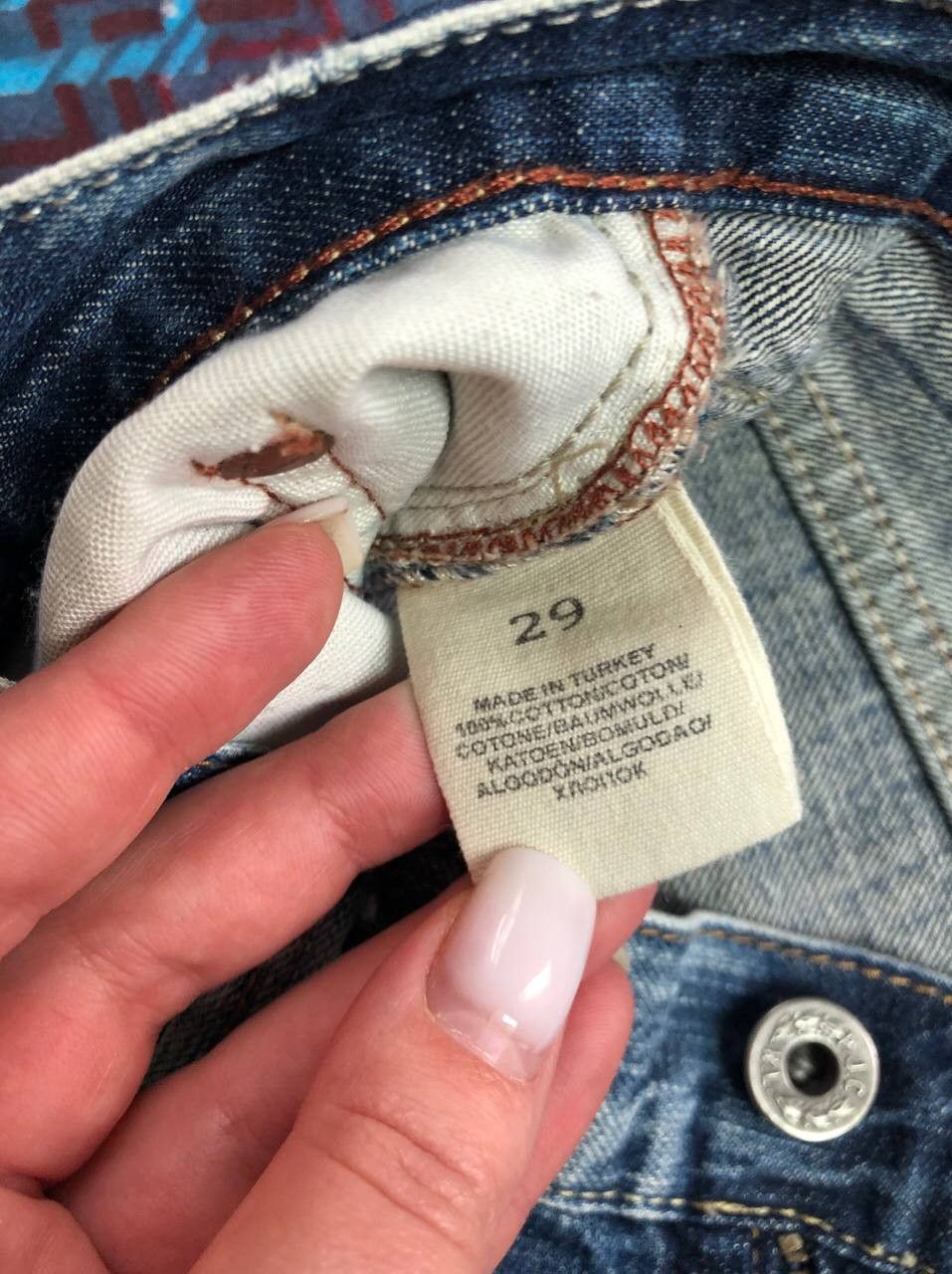 Polo Ralph Lauren jeans pants blue Y2K vintage Polo Ralph Lauren Size US 29 - 3 Thumbnail
