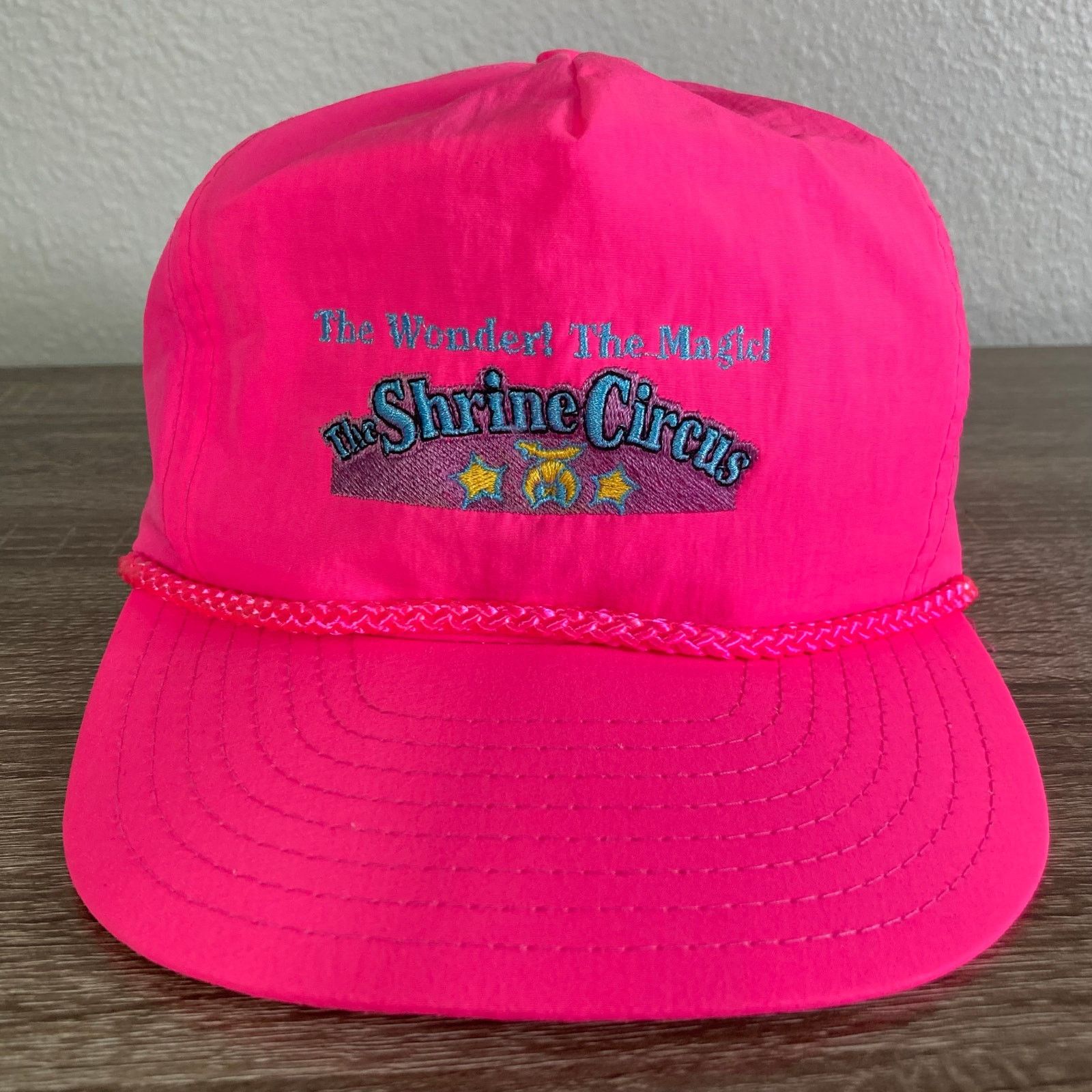 Vintage Vintage Neon Pink The Shrine Circus Snapback Hat Unisex Size ONE SIZE - 2 Thumbnail