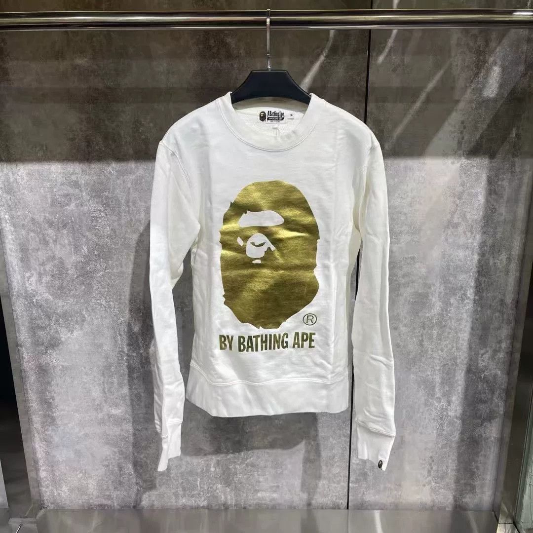 Bape Bape Ape Head White Hoodie S Women Size S / US 4 / IT 40 - 1 Thumbnail