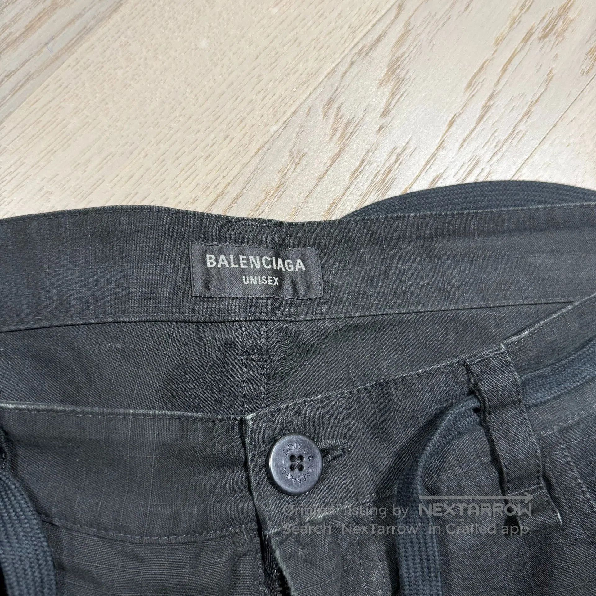 Visvim Balenciaga Washed Distressed Cargo Pants. Size US 30 / EU 46 - 4 Thumbnail