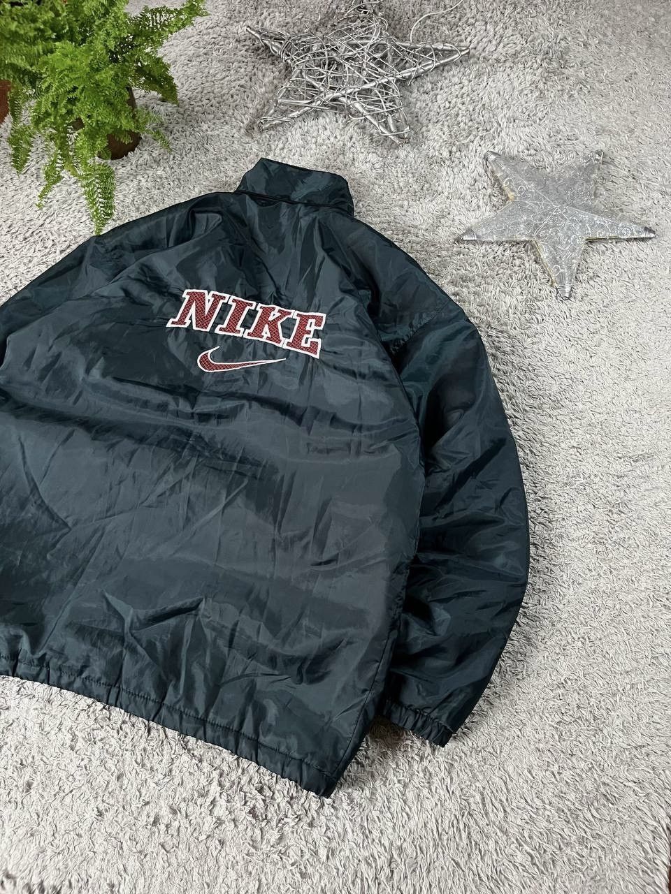 Nike × Vintage Vintage Nike 90s Rare Puffer Jacket Y2K Big Logo Swoosh Size US L / EU 52-54 / 3 - 2 Thumbnail