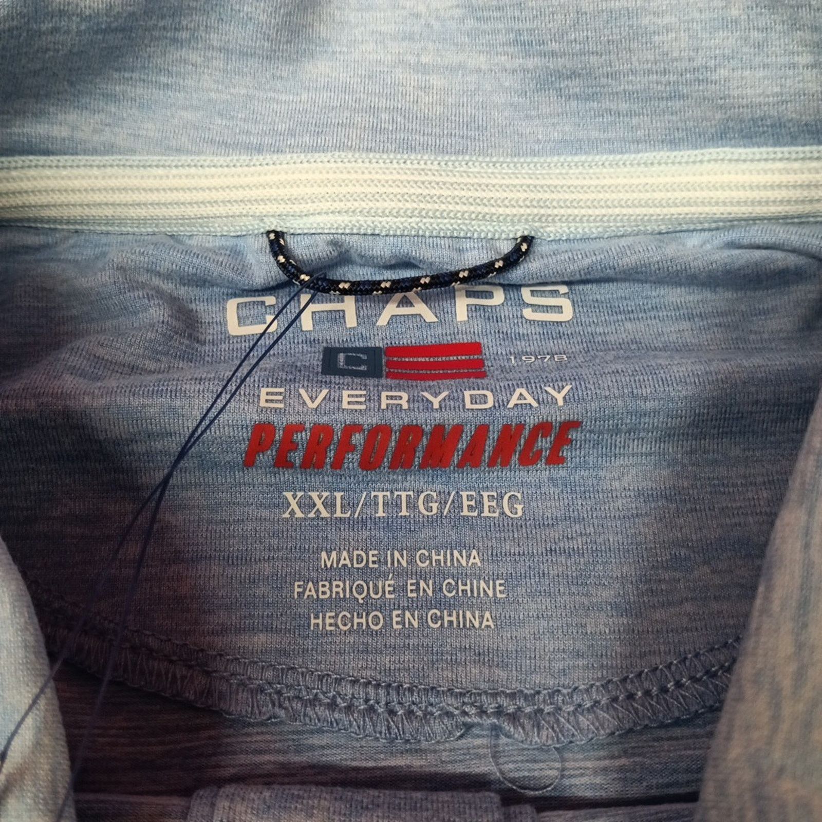 Chaps Chaps Everyday Performance Polo Shirt Men's Size 2XL Blue Size US XXL / EU 58 / 5 - 3 Thumbnail
