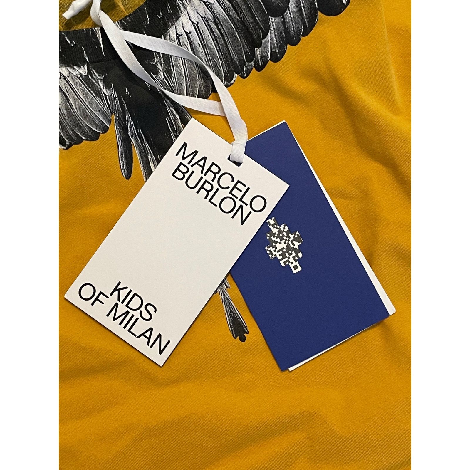 Marcelo Burlon Marcelo Burlon Kids Of Milan Icon Wings Yellow T-Shirt Youth Size XL / US 12-14 / IT 48-50 - 7 Thumbnail