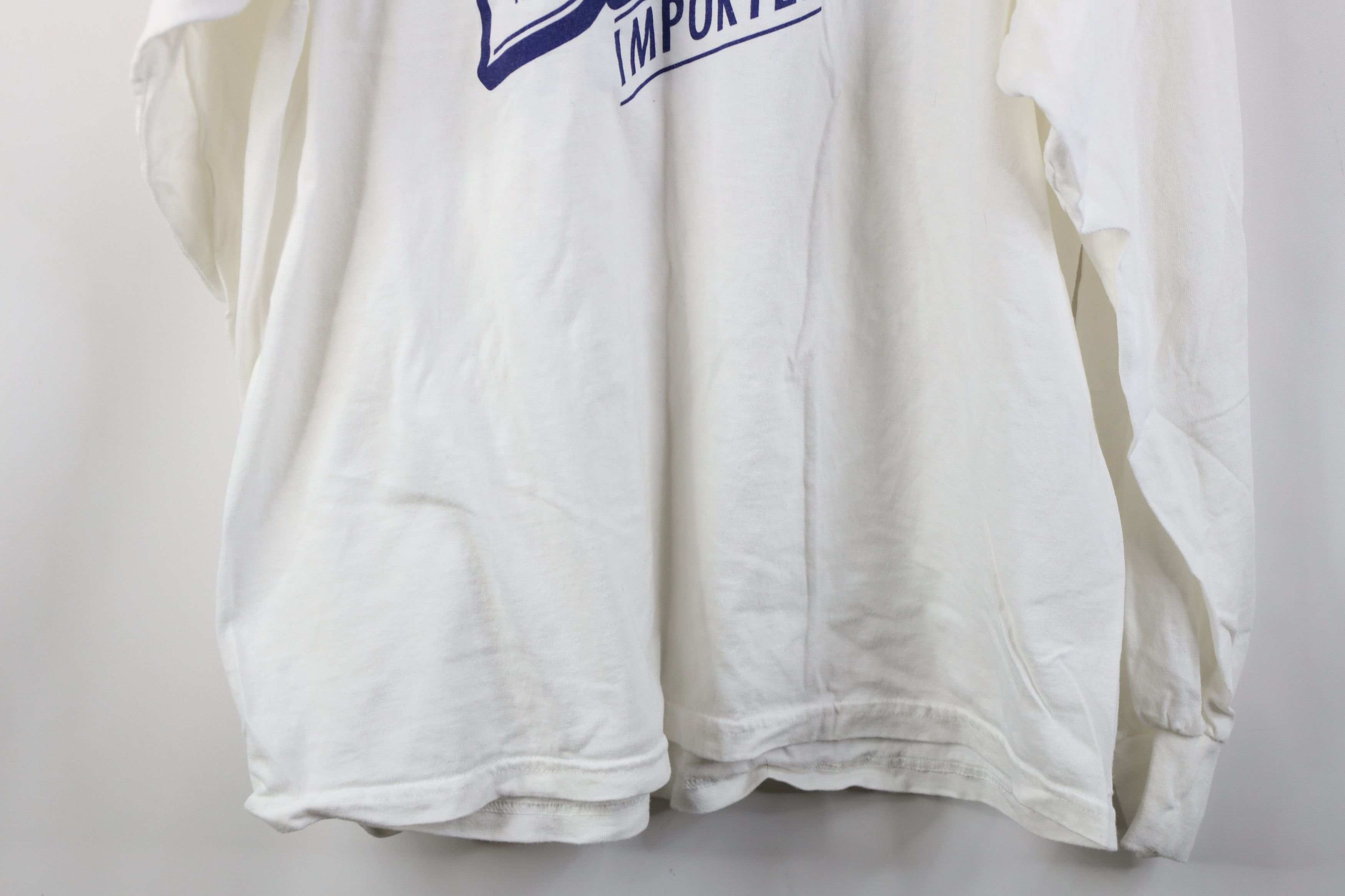 Vintage Vintage 90s Y2K Beer Real Hockey Long Sleeve T-Shirt White Size US XL / EU 56 / 4 - 11 Thumbnail