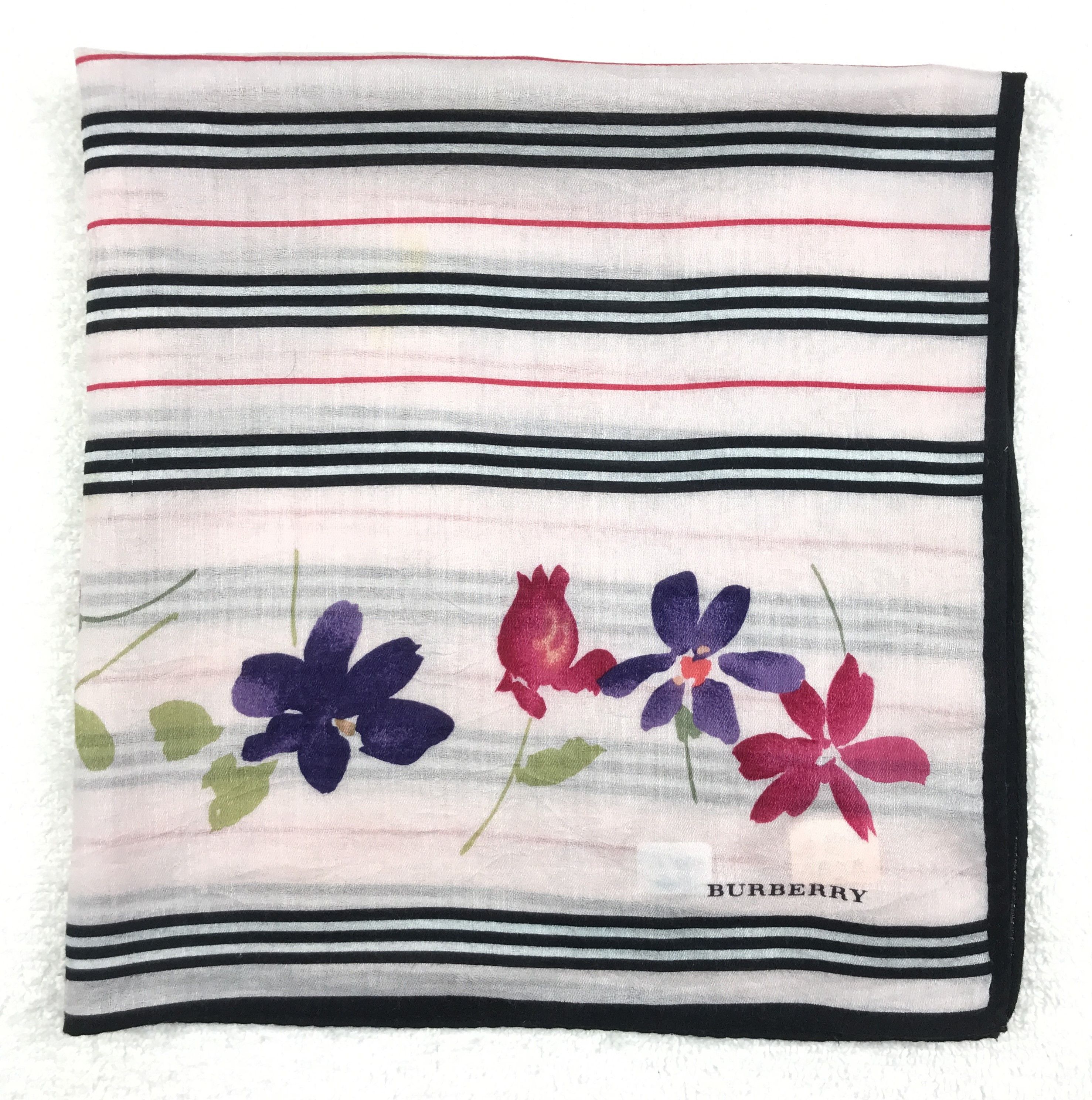 Burberry × Vintage Vintage Burberry Bandana Neckerchief Handkerchief Size ONE SIZE - 2 Thumbnail