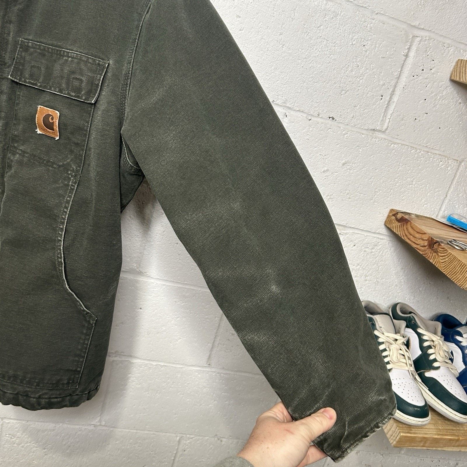 Carhartt Vintage Carhartt Quilted Arctic Jacket “Moss Green” C26 MOS Size US L / EU 52-54 / 3 - 9 Thumbnail