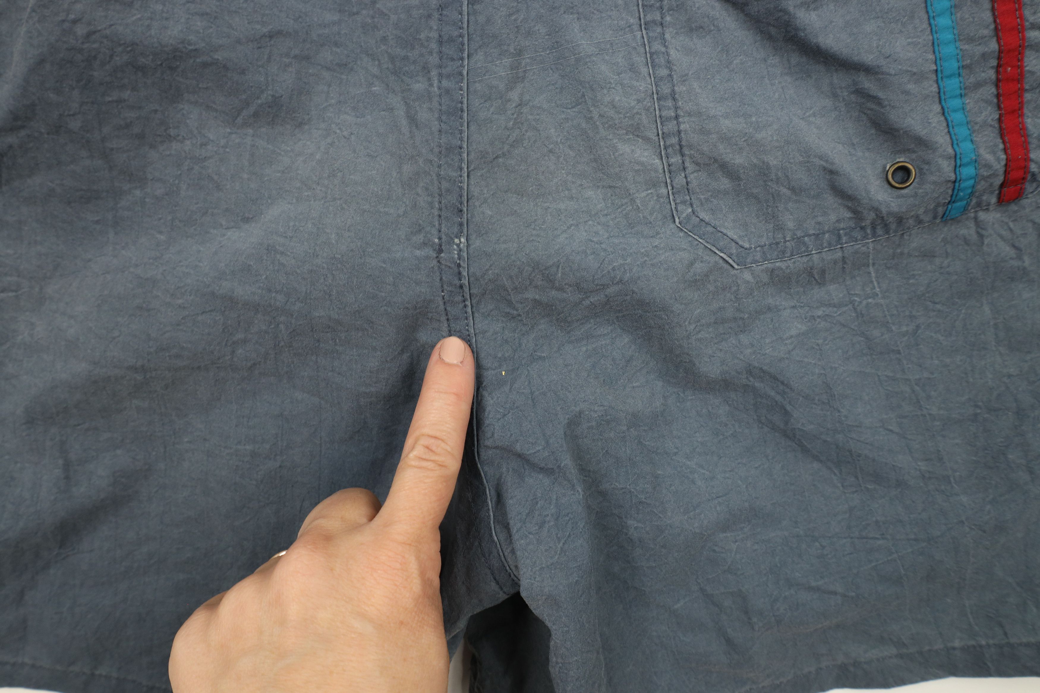 Gotcha × Vintage Vintage 90s Gotcha Surfing Lined Shorts Swim Trunks Blue Size US 34 / EU 50 - 15 Thumbnail