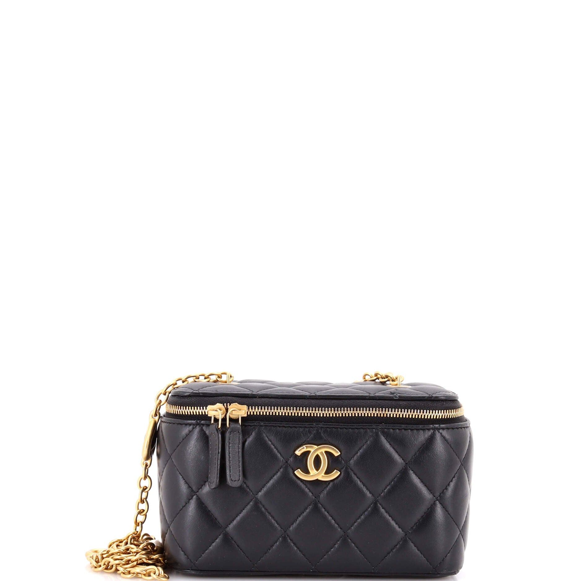 Chanel Classic Vanity Case with Resin Pearl Chain Size ONE SIZE - 1 Thumbnail