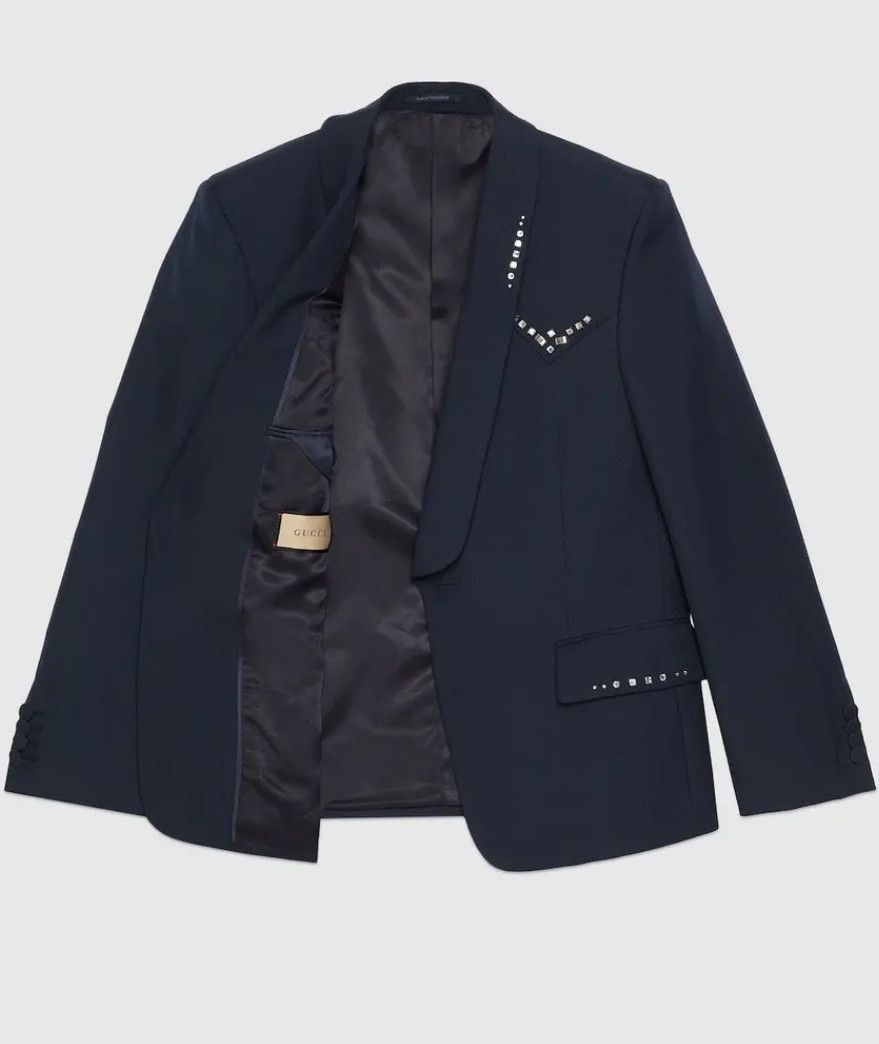 Gucci Gucci jacket with crystal embroidery Size 40L - 2 Thumbnail